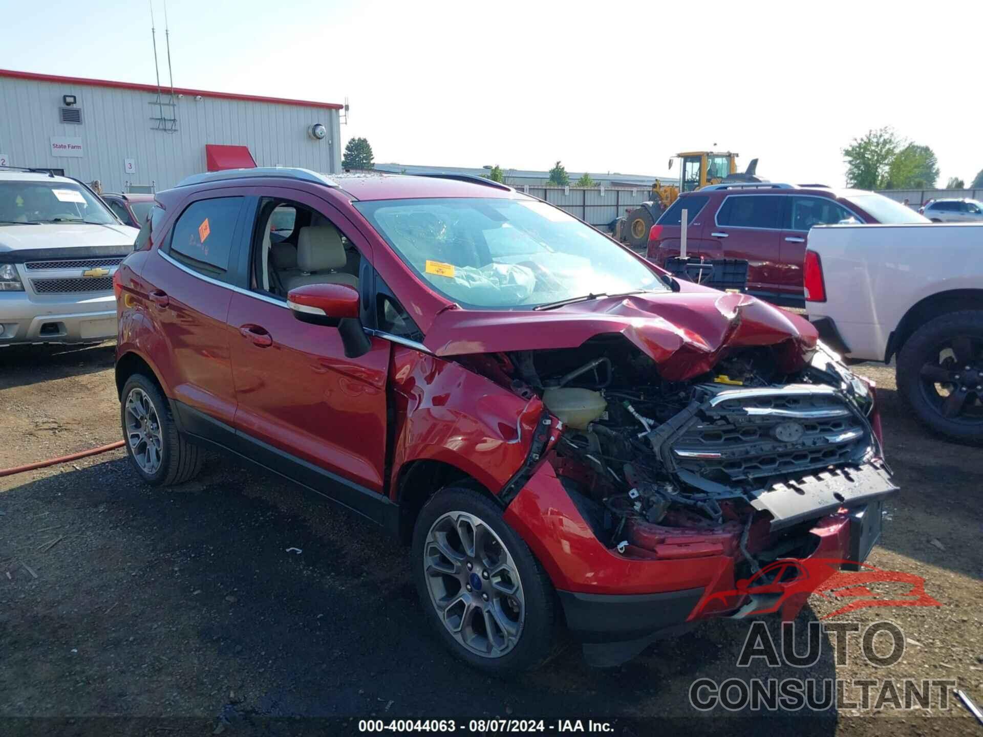 FORD ECOSPORT 2019 - MAJ6S3KLXKC290638