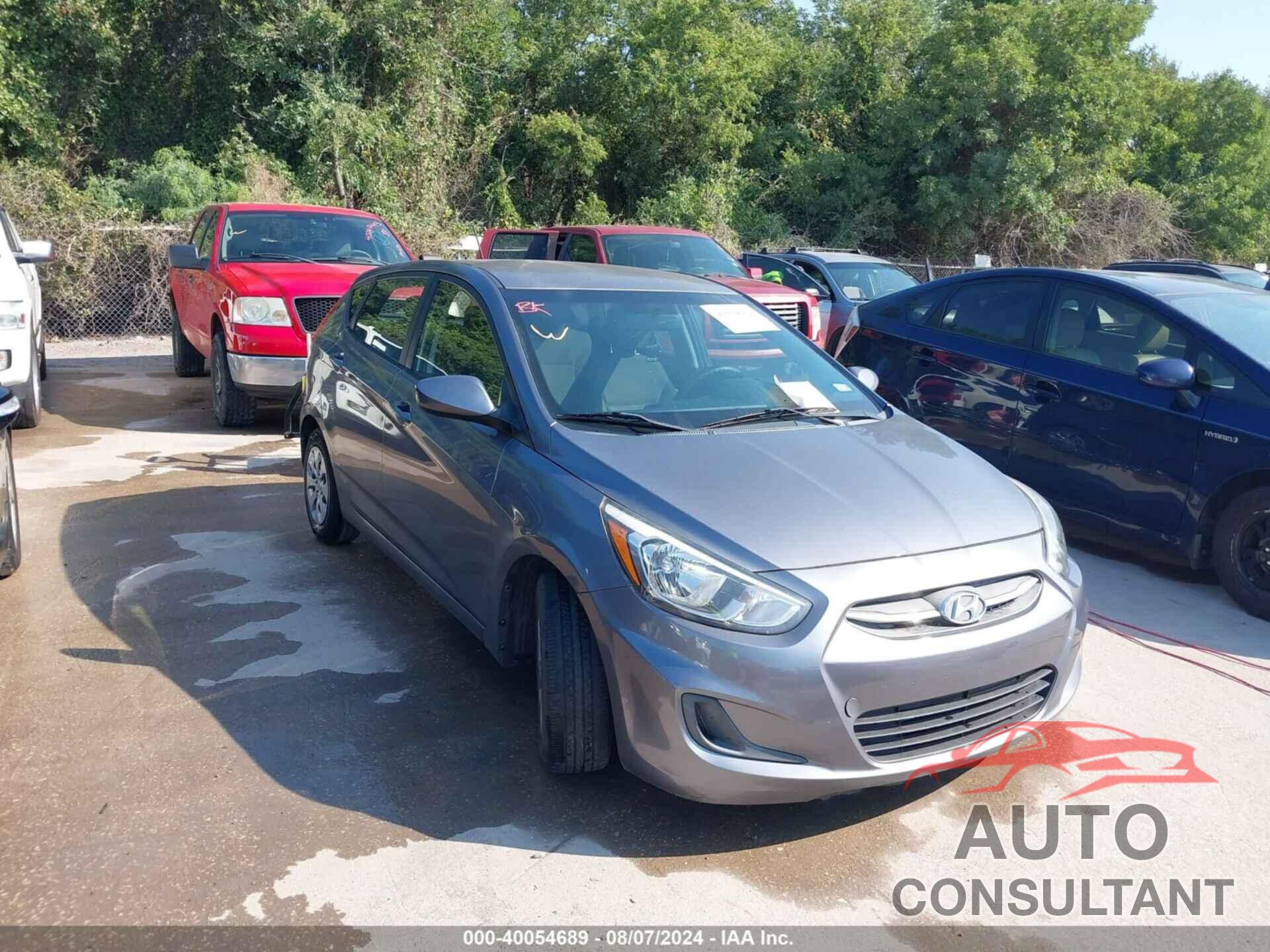 HYUNDAI ACCENT 2017 - KMHCT5AE8HU313437