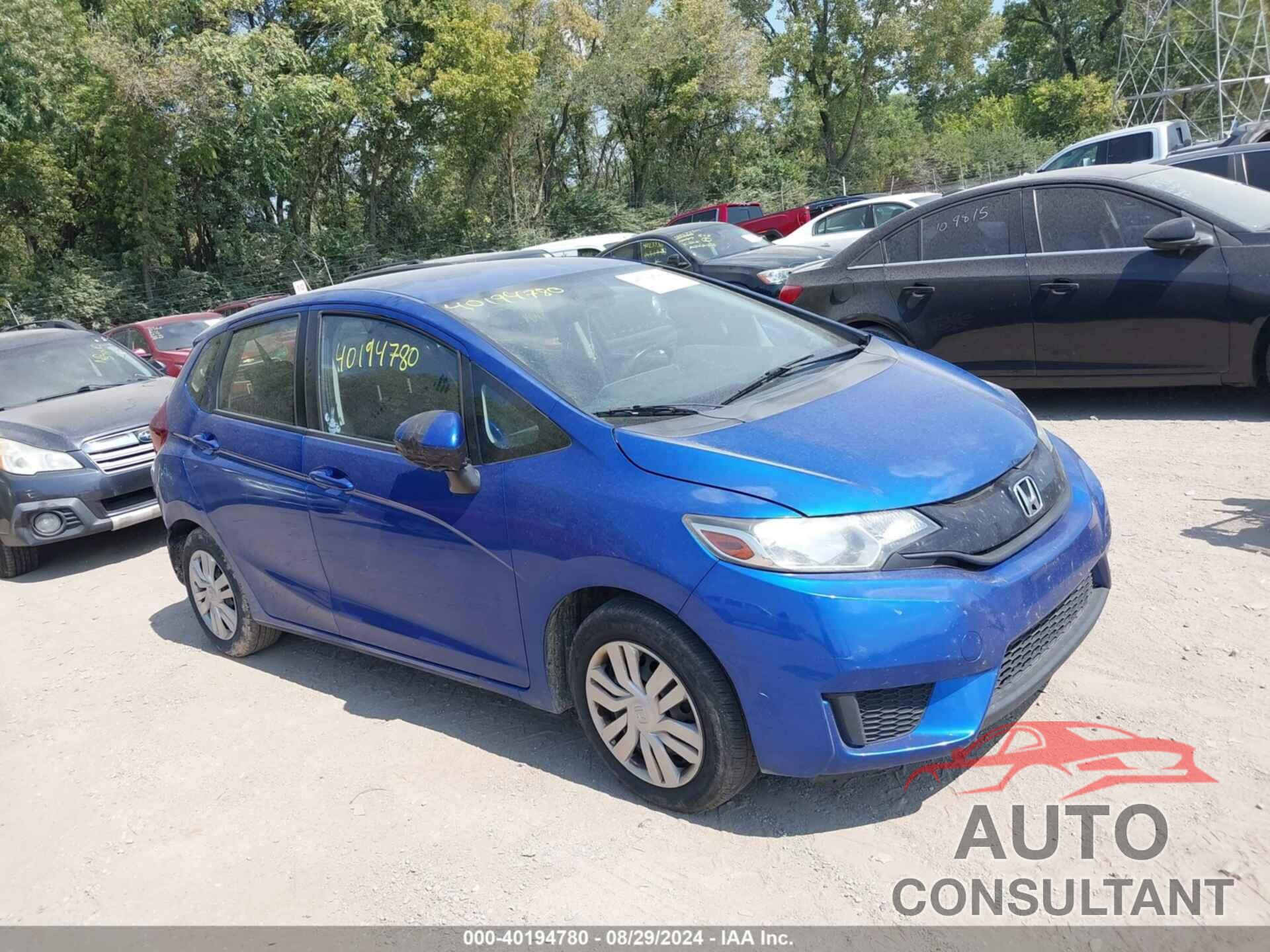 HONDA FIT 2017 - JHMGK5H54HS010583