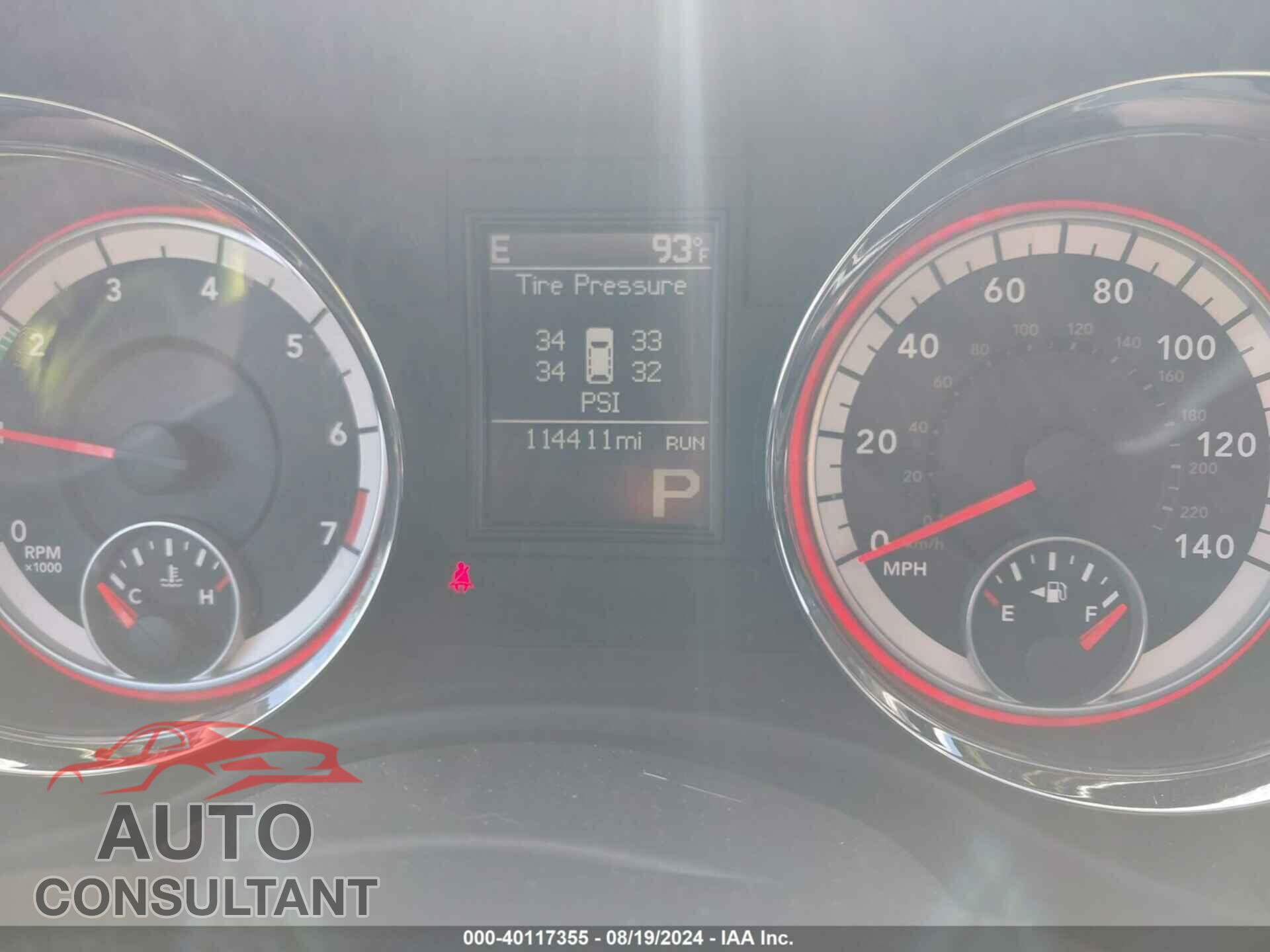 DODGE DURANGO 2013 - 1C4RDJDG3DC692123