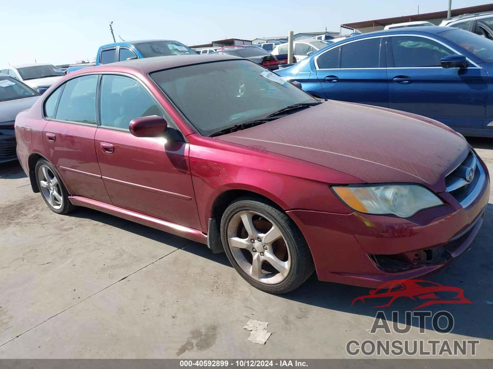 SUBARU LEGACY 2009 - 4S3BL616797227356