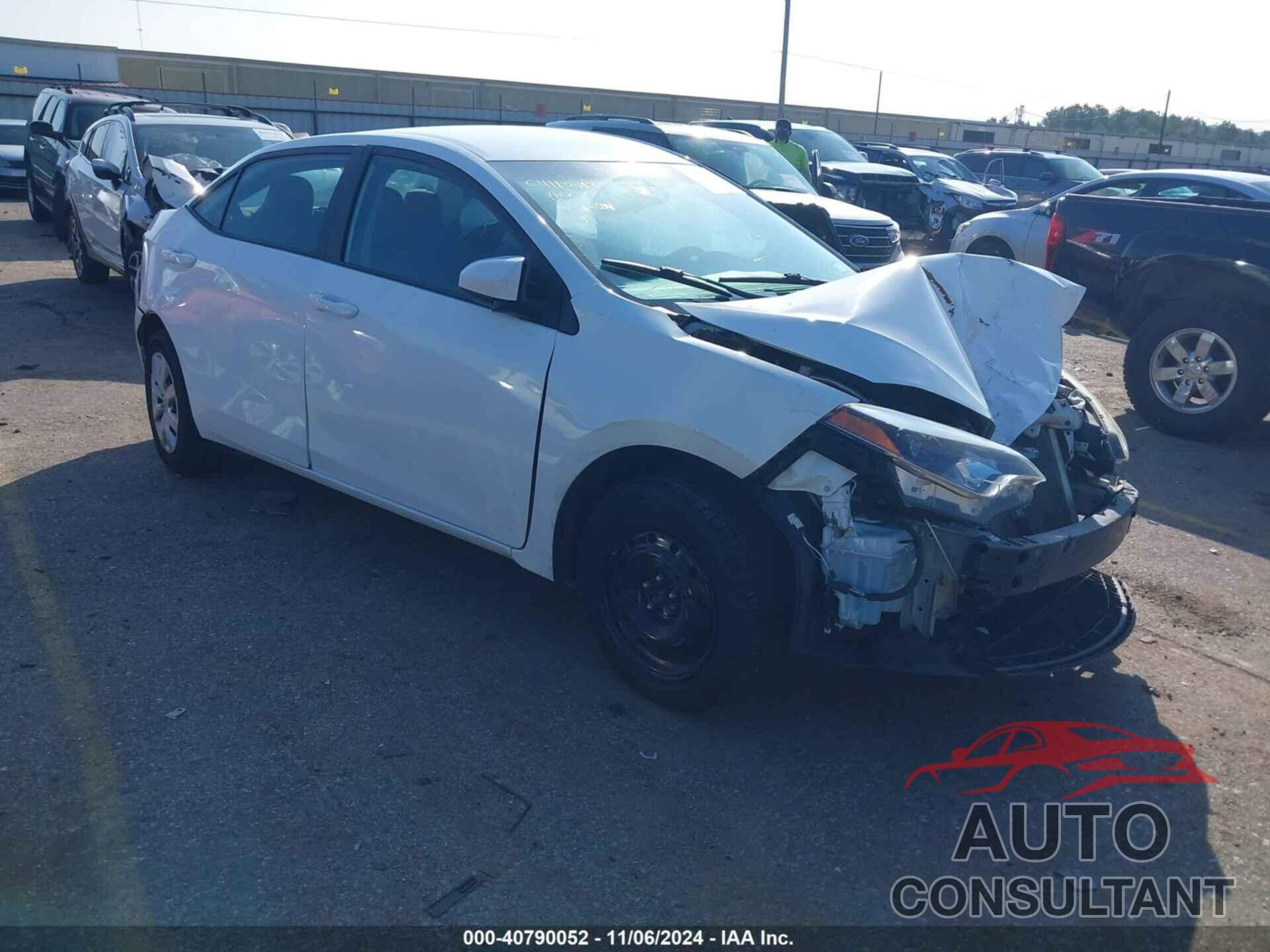 TOYOTA COROLLA 2016 - 5YFBURHE7GP495993