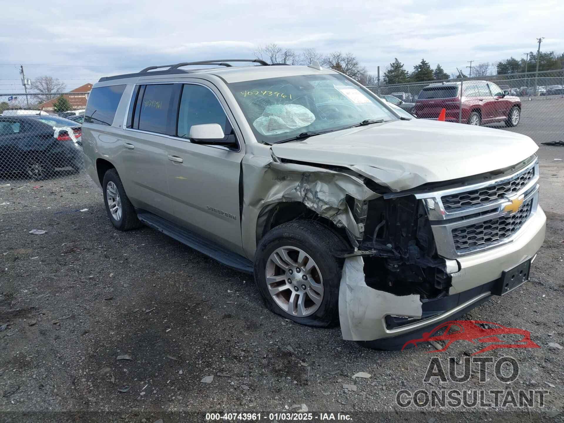 CHEVROLET SUBURBAN 2017 - 1GNSKHKC9HR119236