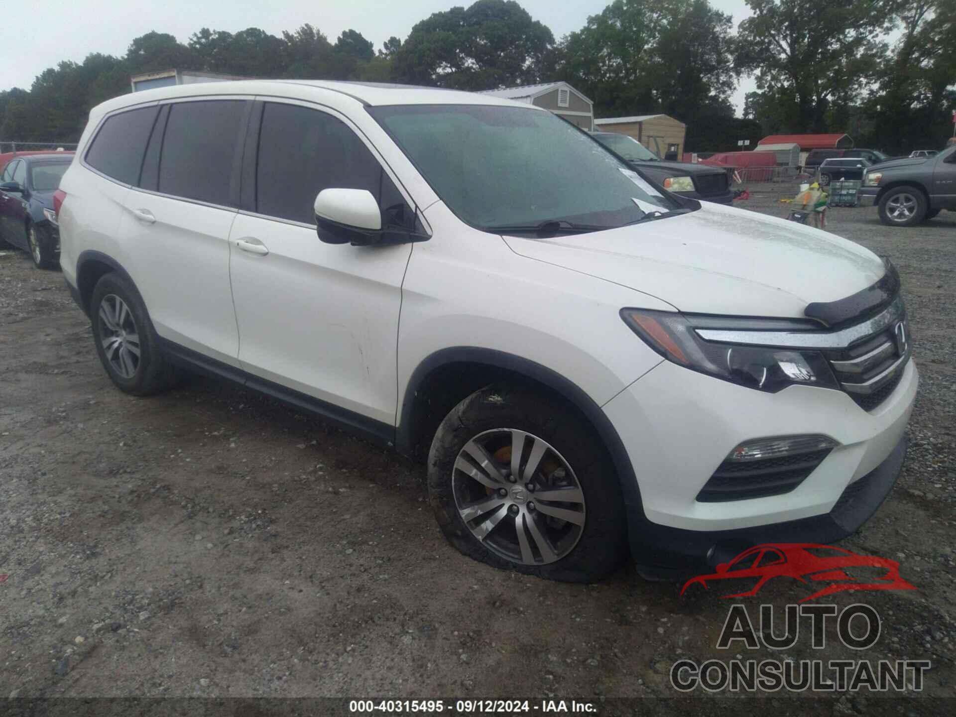 HONDA PILOT 2017 - 5FNYF5H55HB032874