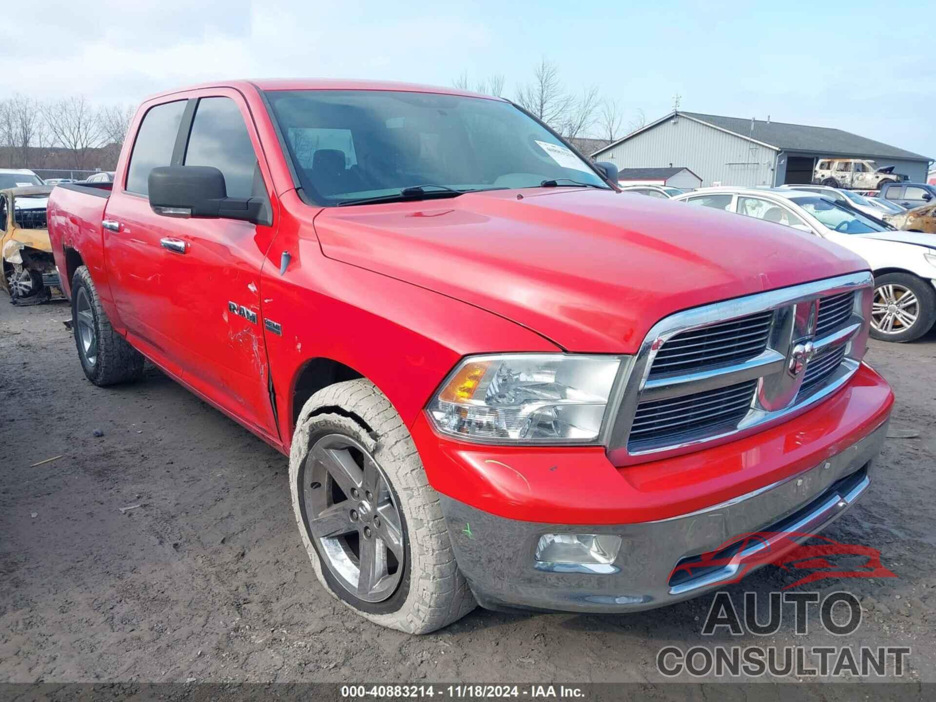DODGE RAM 1500 2010 - 1D7RB1CT3AS155943