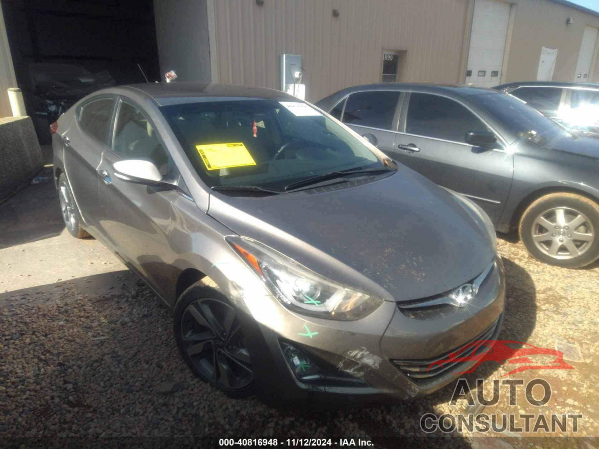 HYUNDAI ELANTRA 2016 - 5NPDH4AE2GH782455