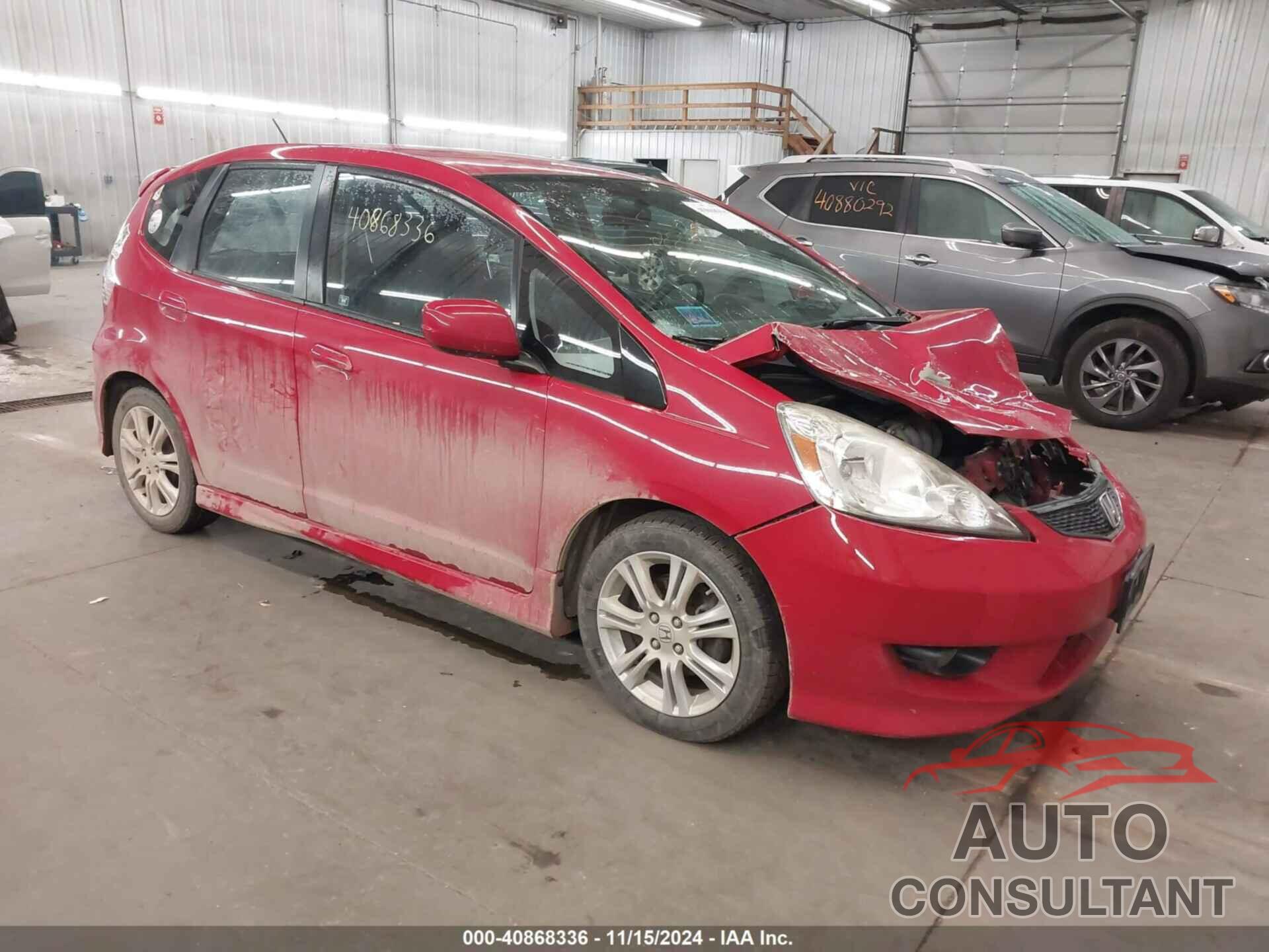 HONDA FIT 2010 - JHMGE8H43AC024006