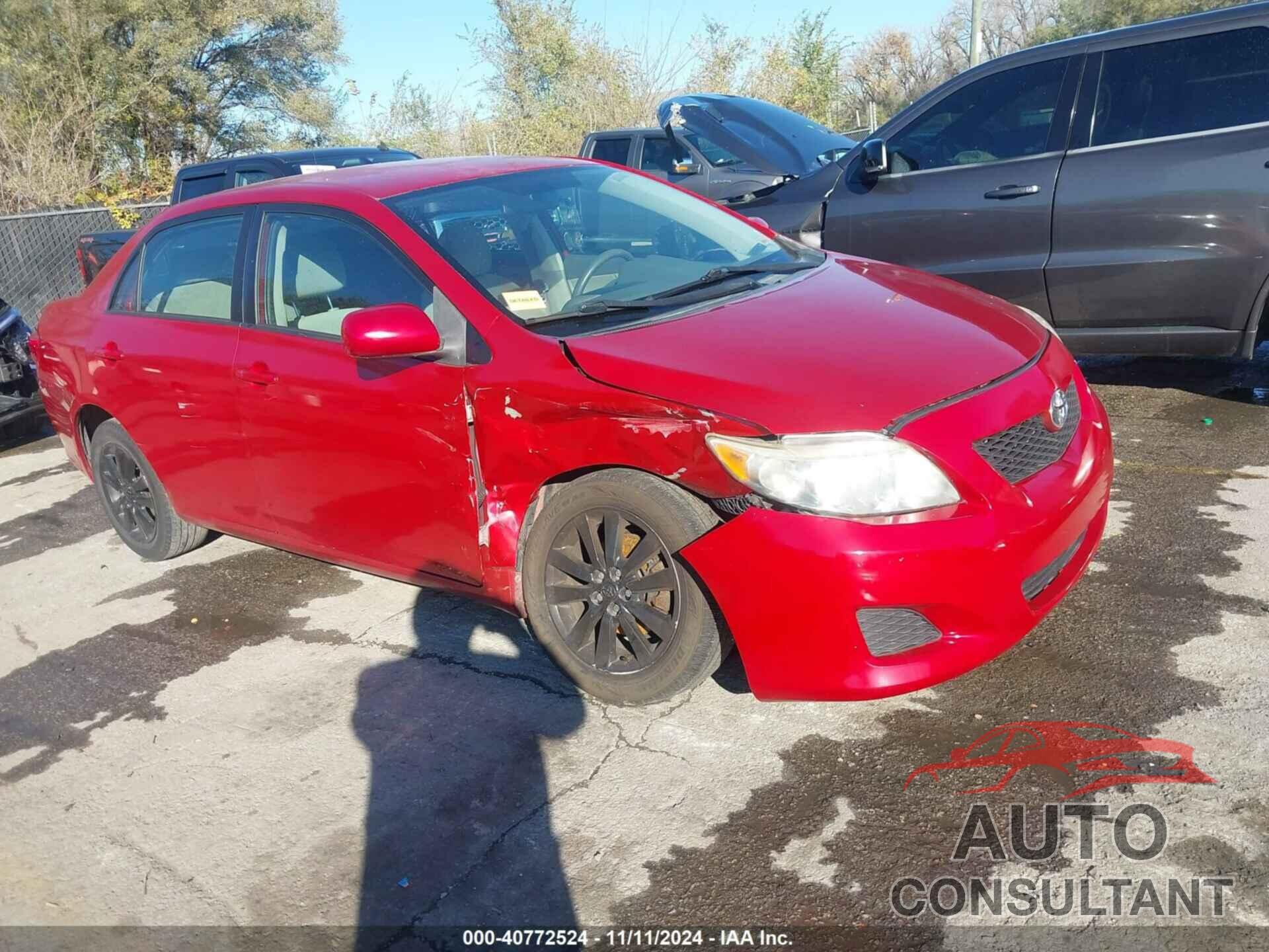 TOYOTA COROLLA 2009 - 1NXBU40E99Z017056