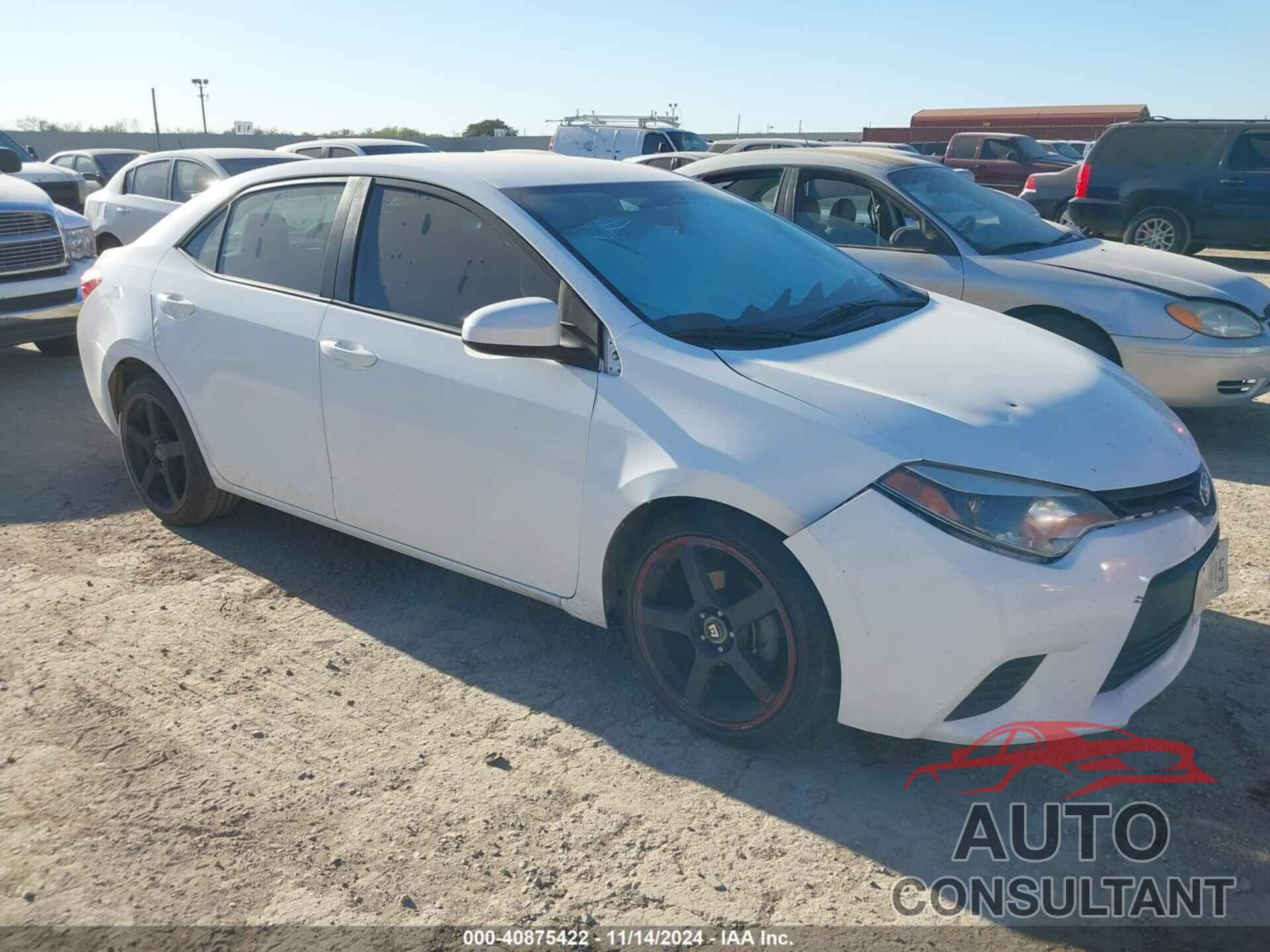 TOYOTA COROLLA 2016 - 2T1BURHE6GC559926