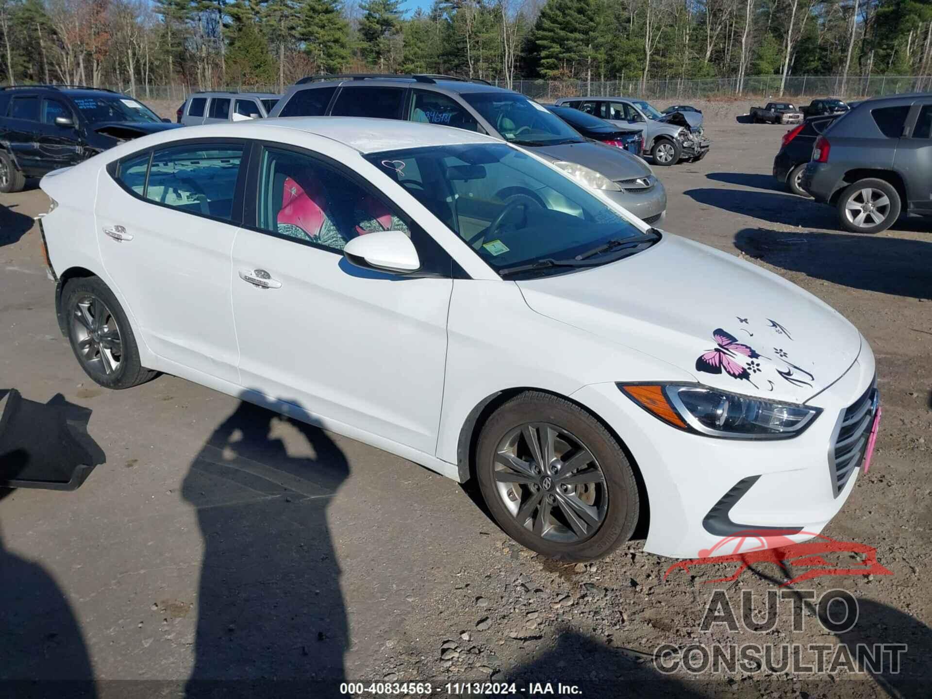 HYUNDAI ELANTRA 2017 - 5NPD84LF6HH064477