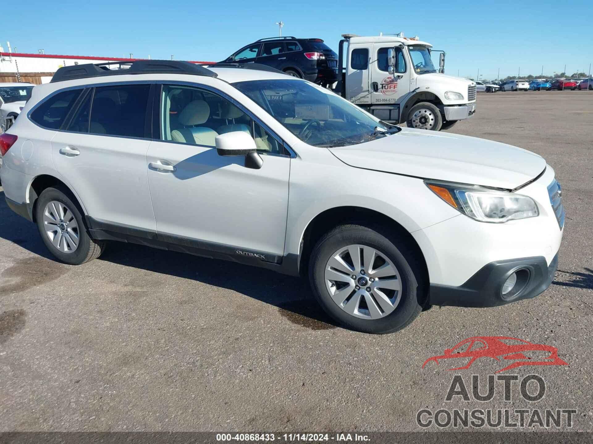 SUBARU OUTBACK 2016 - 4S4BSACC8G3298395