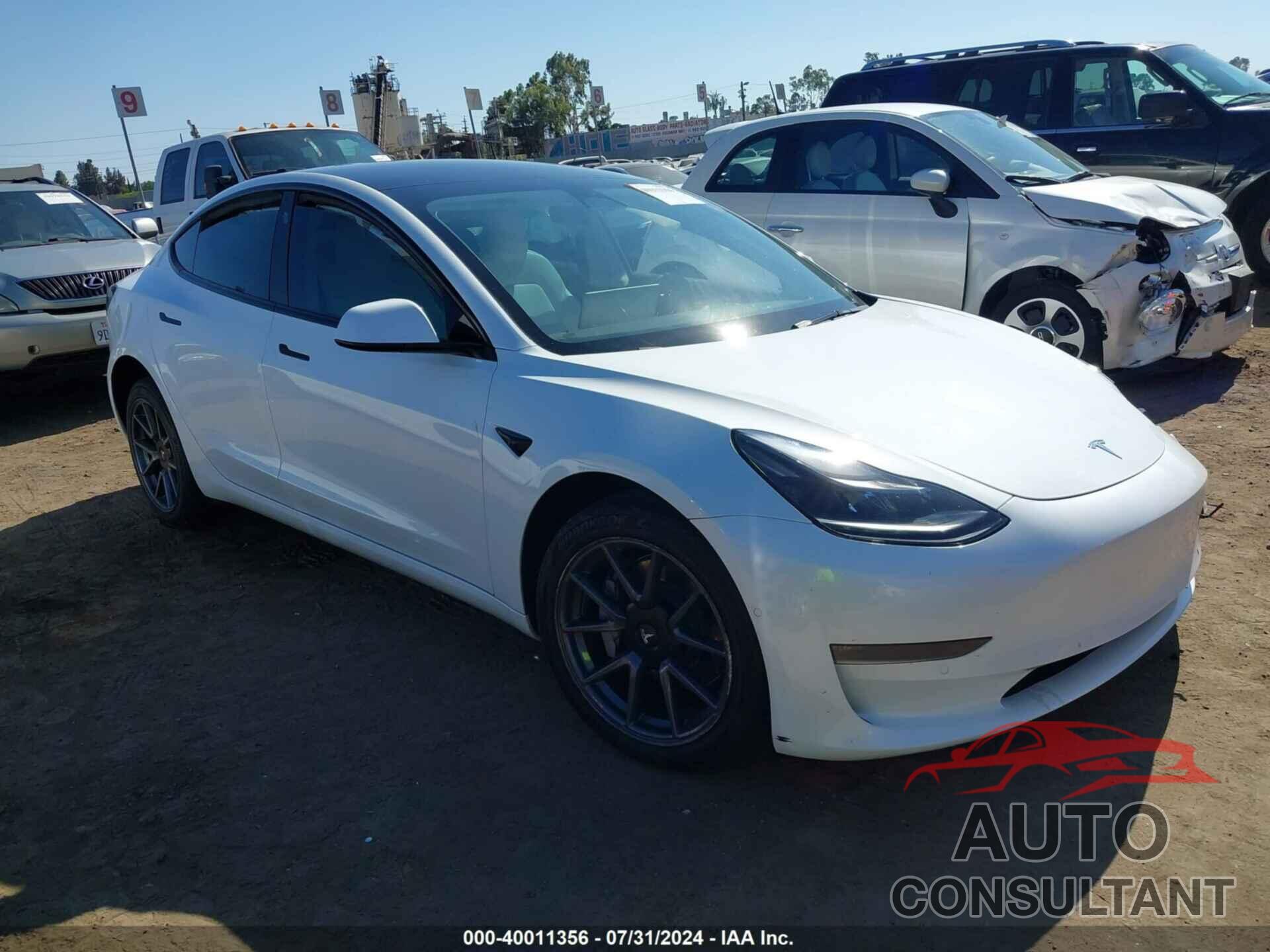 TESLA MODEL 3 2022 - 5YJ3E1EB1NF278638