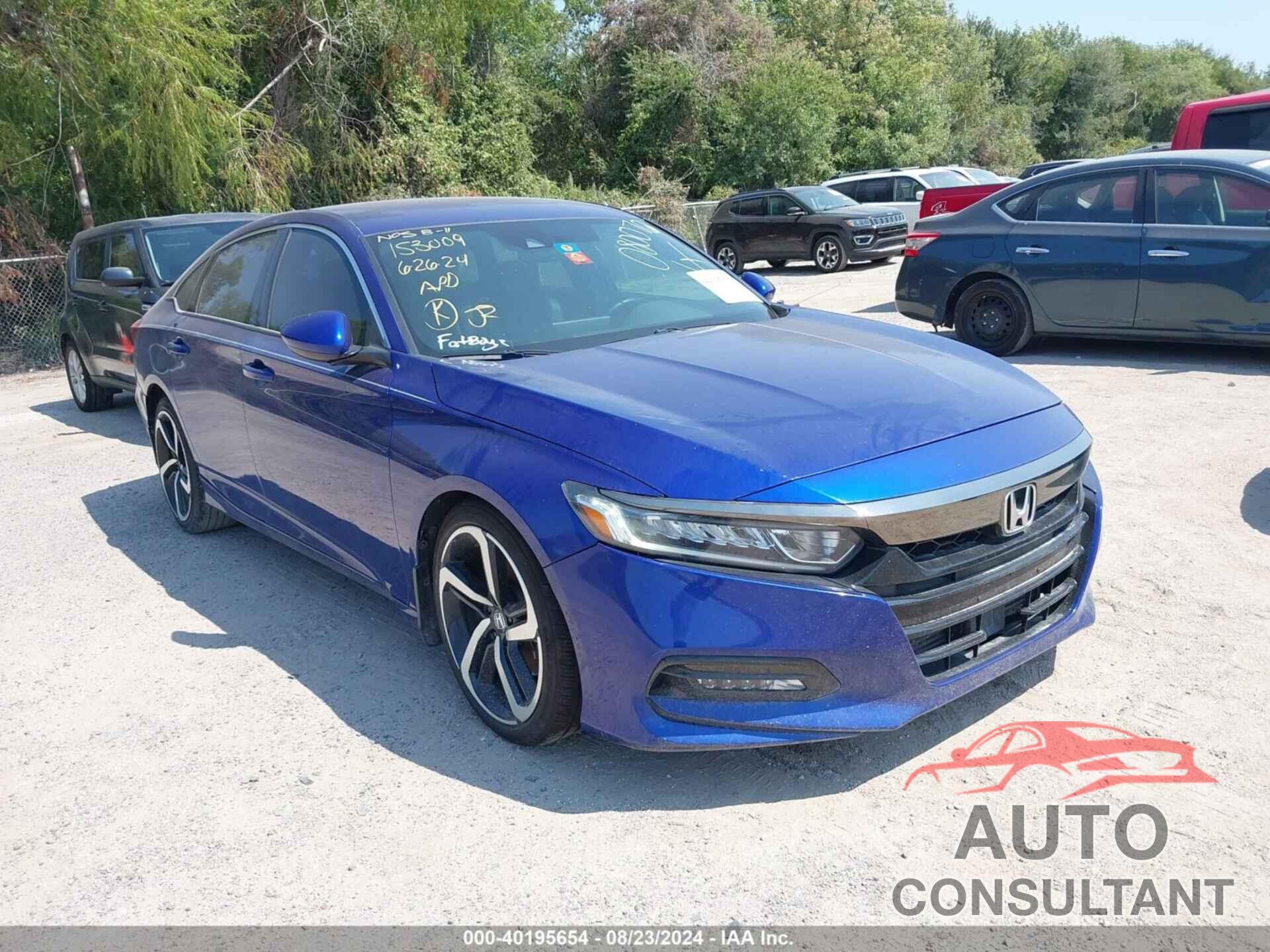 HONDA ACCORD 2018 - 1HGCV1E36JA080070