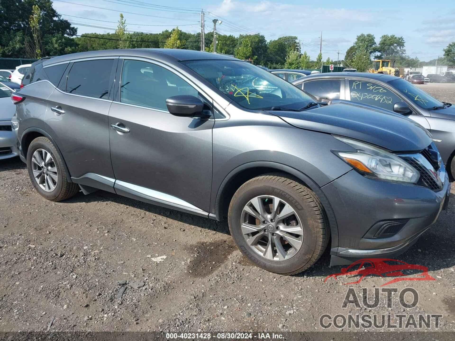 NISSAN MURANO 2015 - 5N1AZ2MHXFN232599