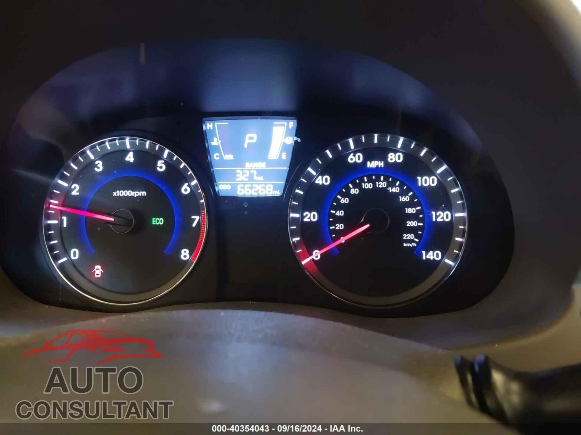 HYUNDAI ACCENT 2014 - KMHCU4AE3EU625328