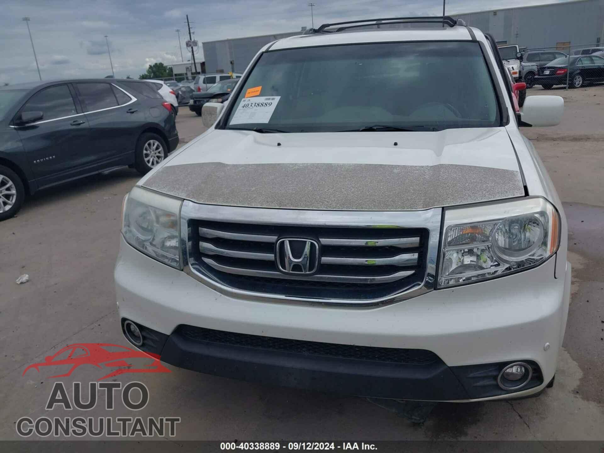 HONDA PILOT 2012 - 5FNYF4H94CB033892