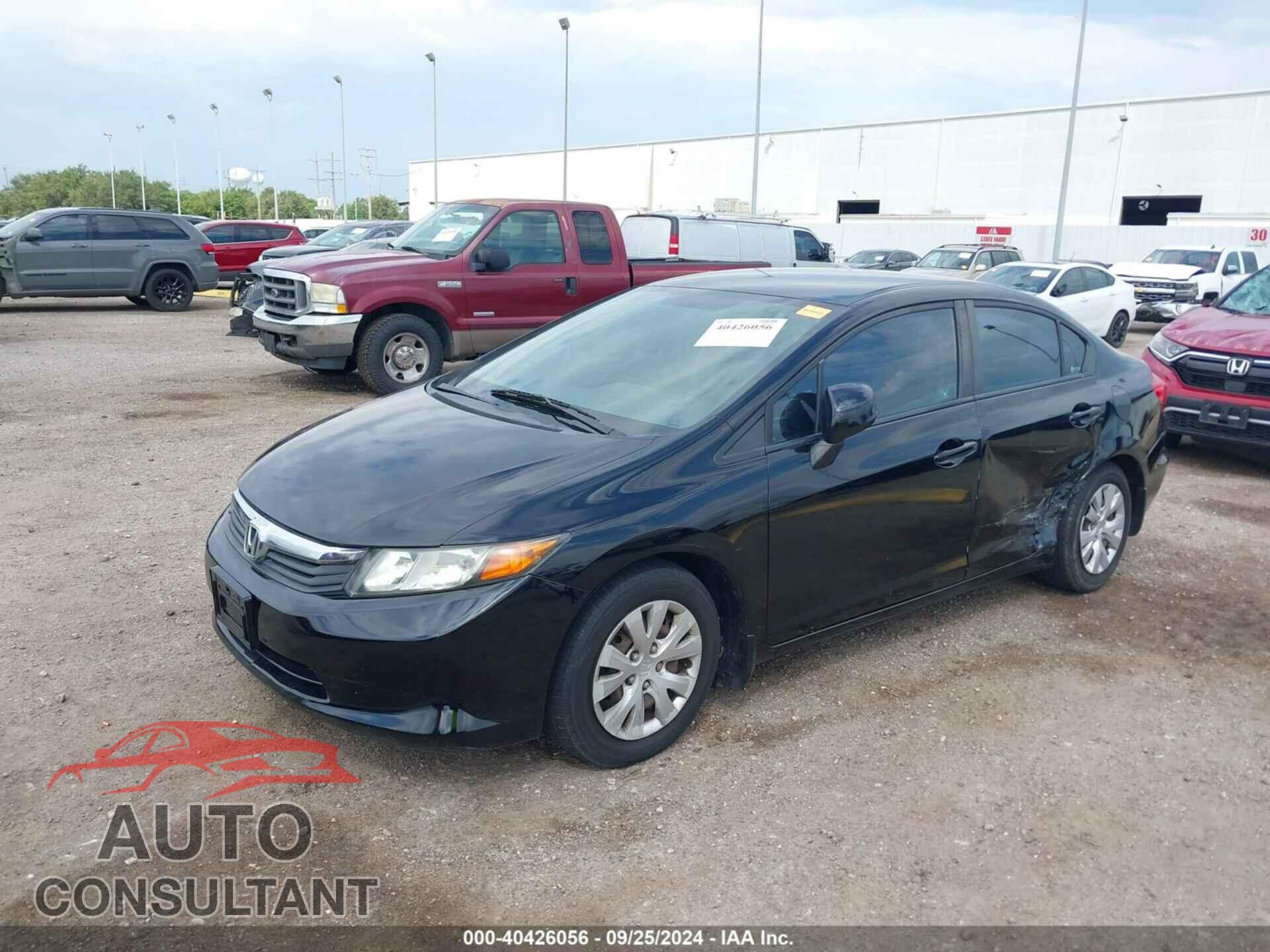HONDA CIVIC 2012 - 2HGFB2F5XCH595105