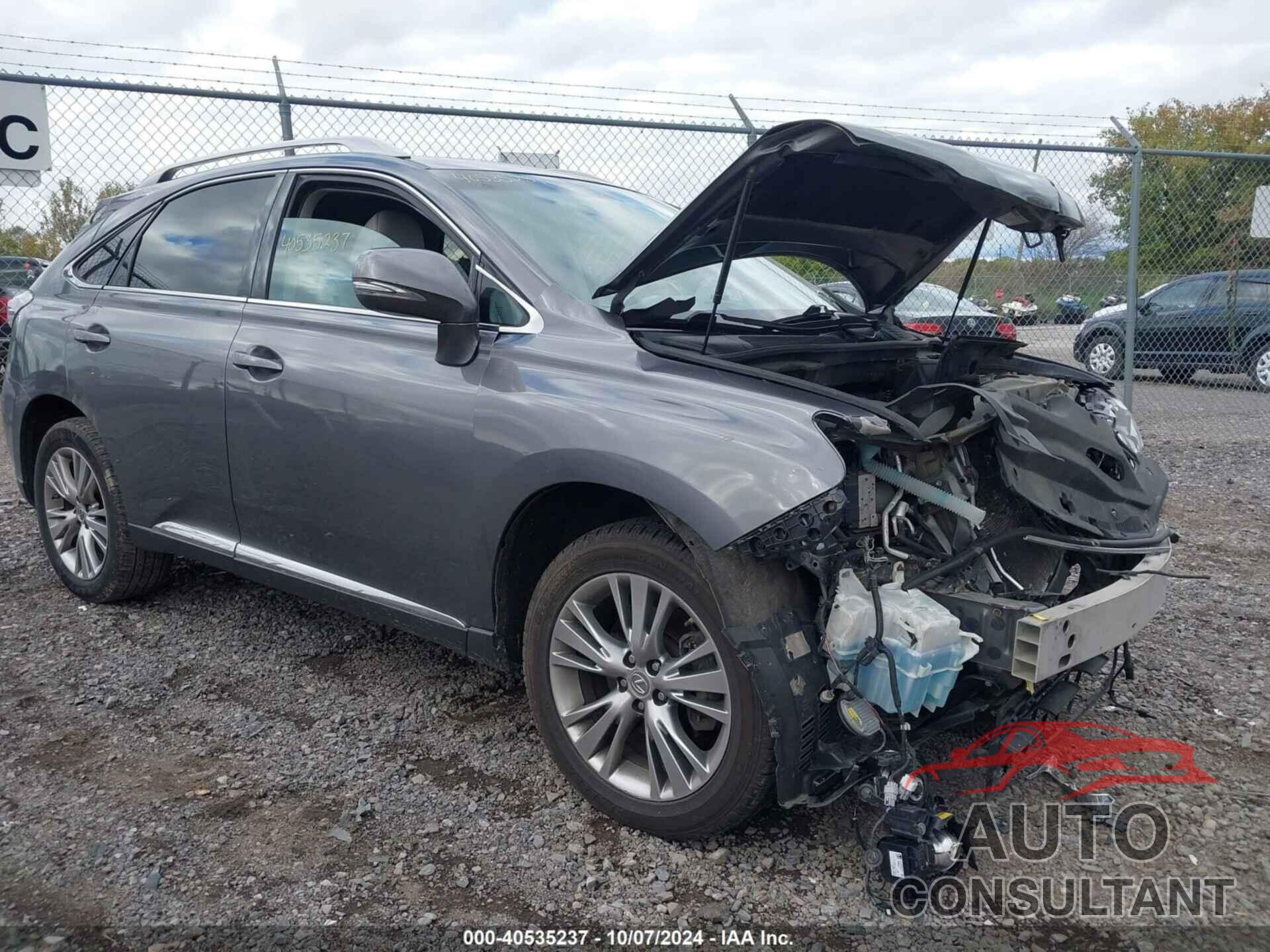 LEXUS RX 350 2013 - 2T2BK1BA5DC176225
