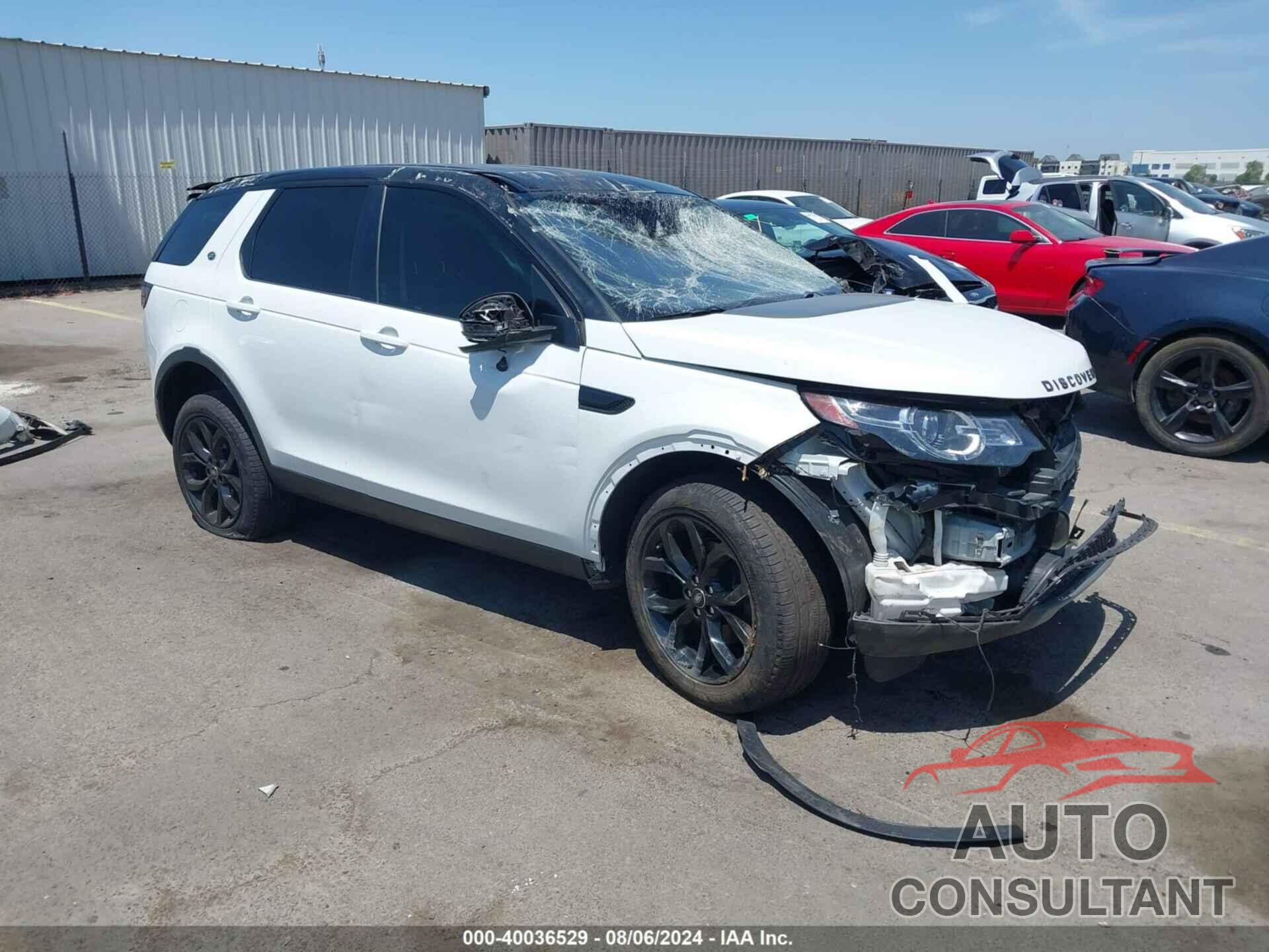 LAND ROVER DISCOVERY SPORT 2017 - SALCP2BG1HH655126