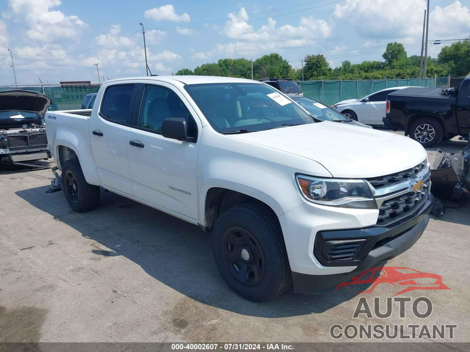 CHEVROLET COLORADO 2021 - 1GCGTBEN0M1119320