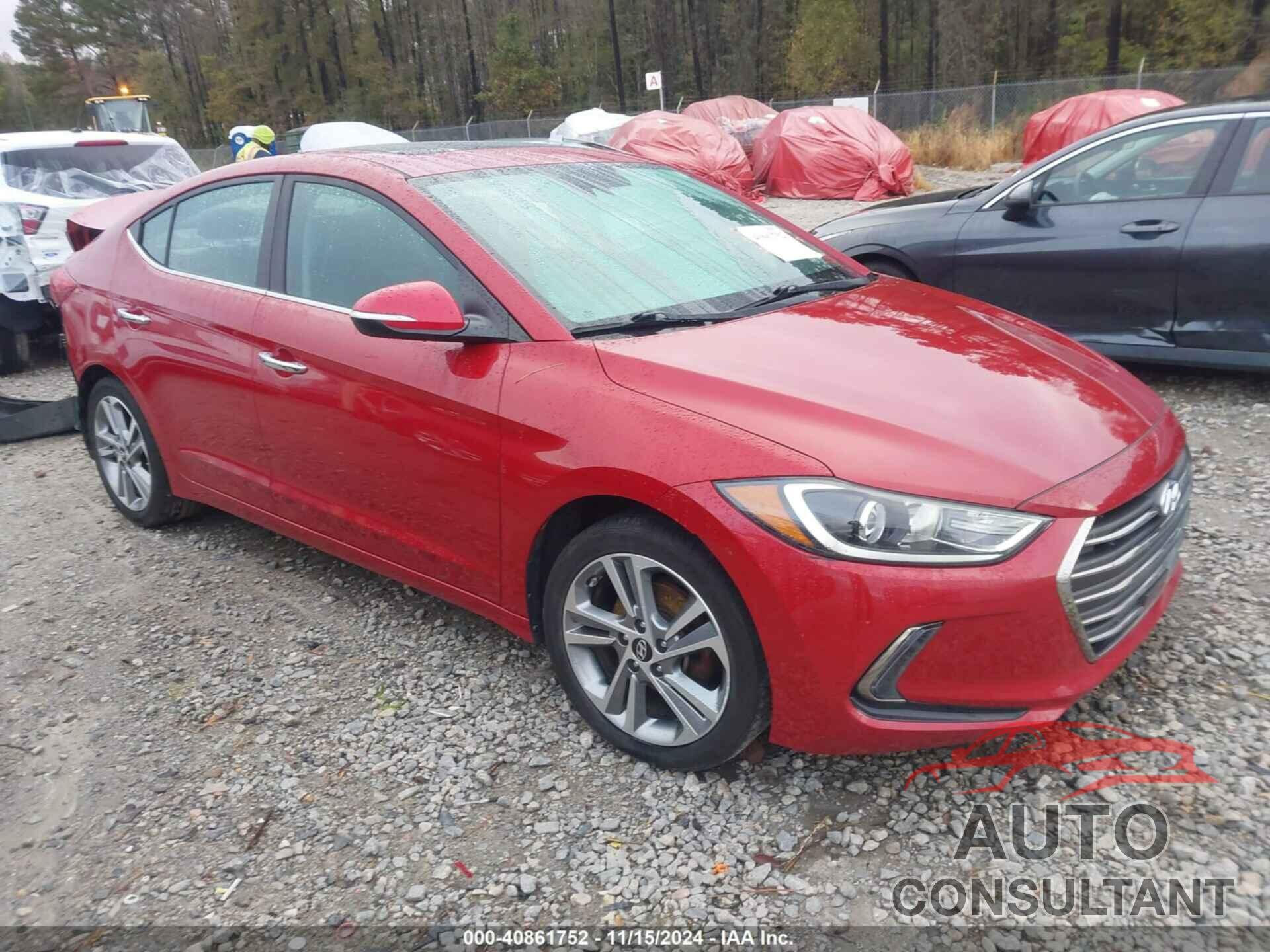 HYUNDAI ELANTRA 2017 - KMHD84LF0HU228372