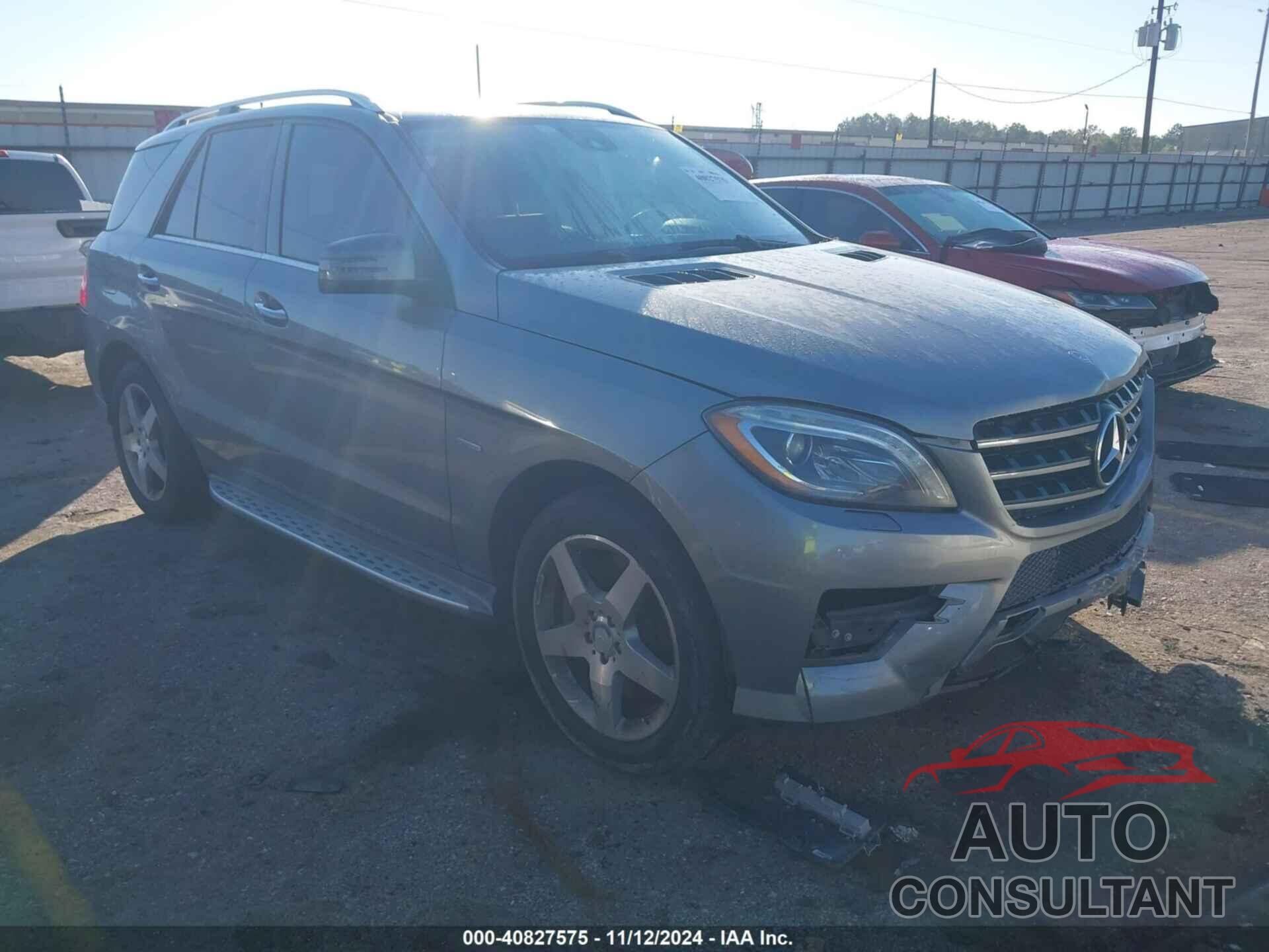 MERCEDES-BENZ ML 550 2012 - 4JGDA7DB4CA012875