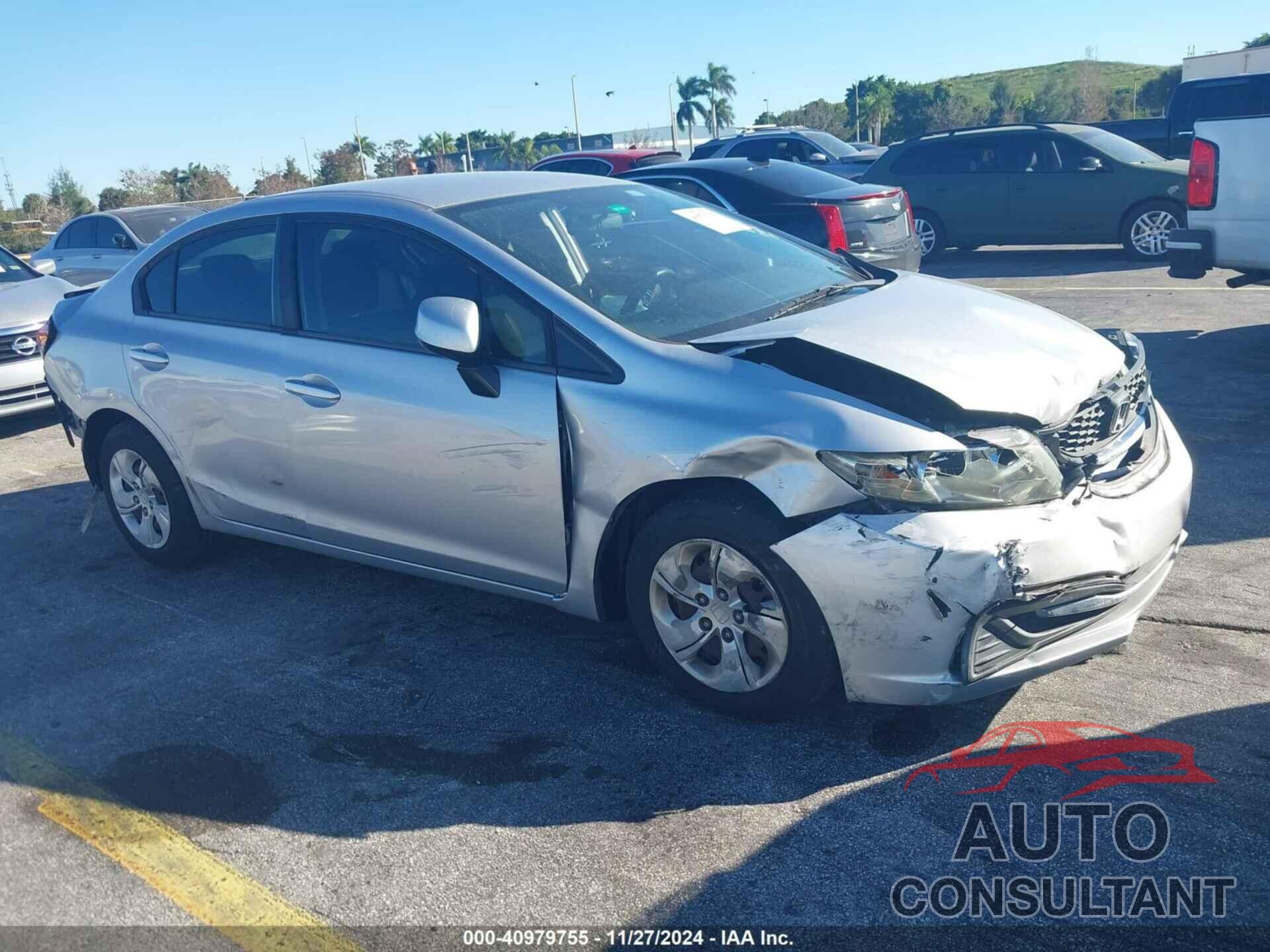 HONDA CIVIC 2013 - 19XFB2F53DE011820
