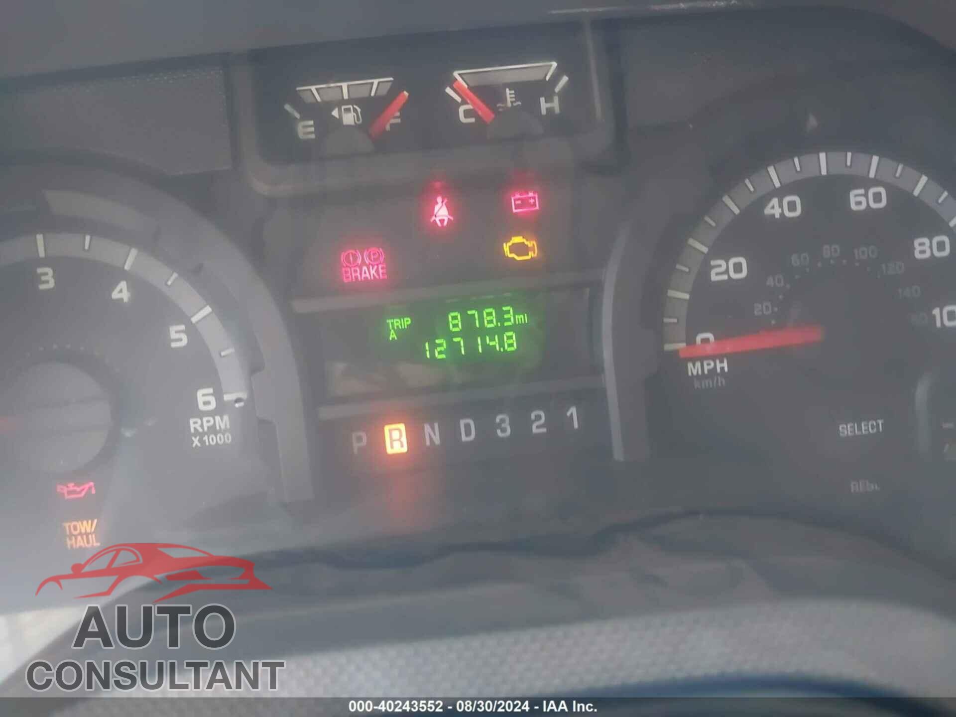 FORD E-450 CUTAWAY 2012 - 1FDXE4FS2CDA47961