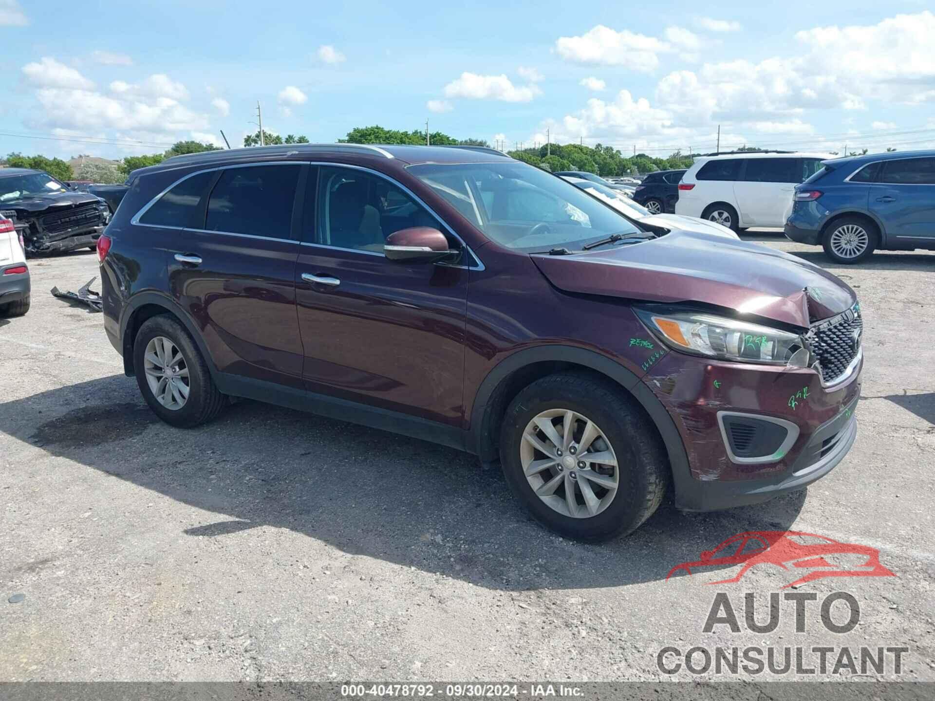 KIA SORENTO 2016 - 5XYPG4A30GG127653