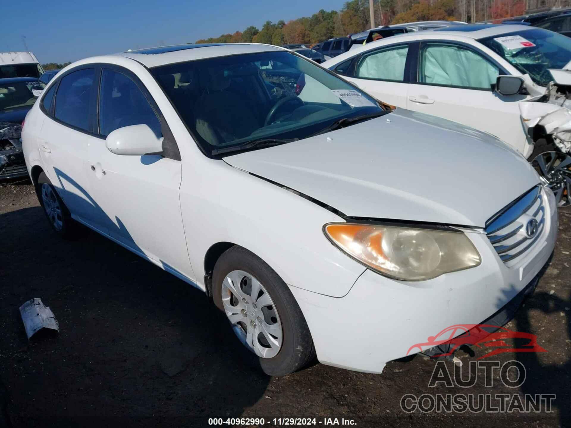 HYUNDAI ELANTRA 2010 - KMHDU4AD7AU053668