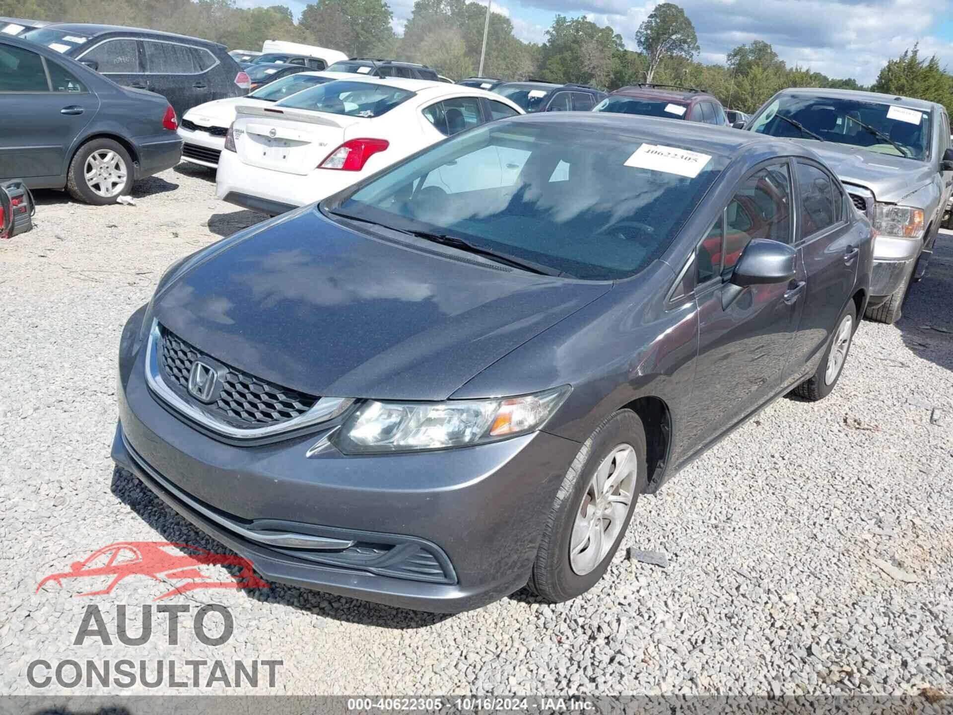 HONDA CIVIC 2013 - 2HGFB2F51DH545551