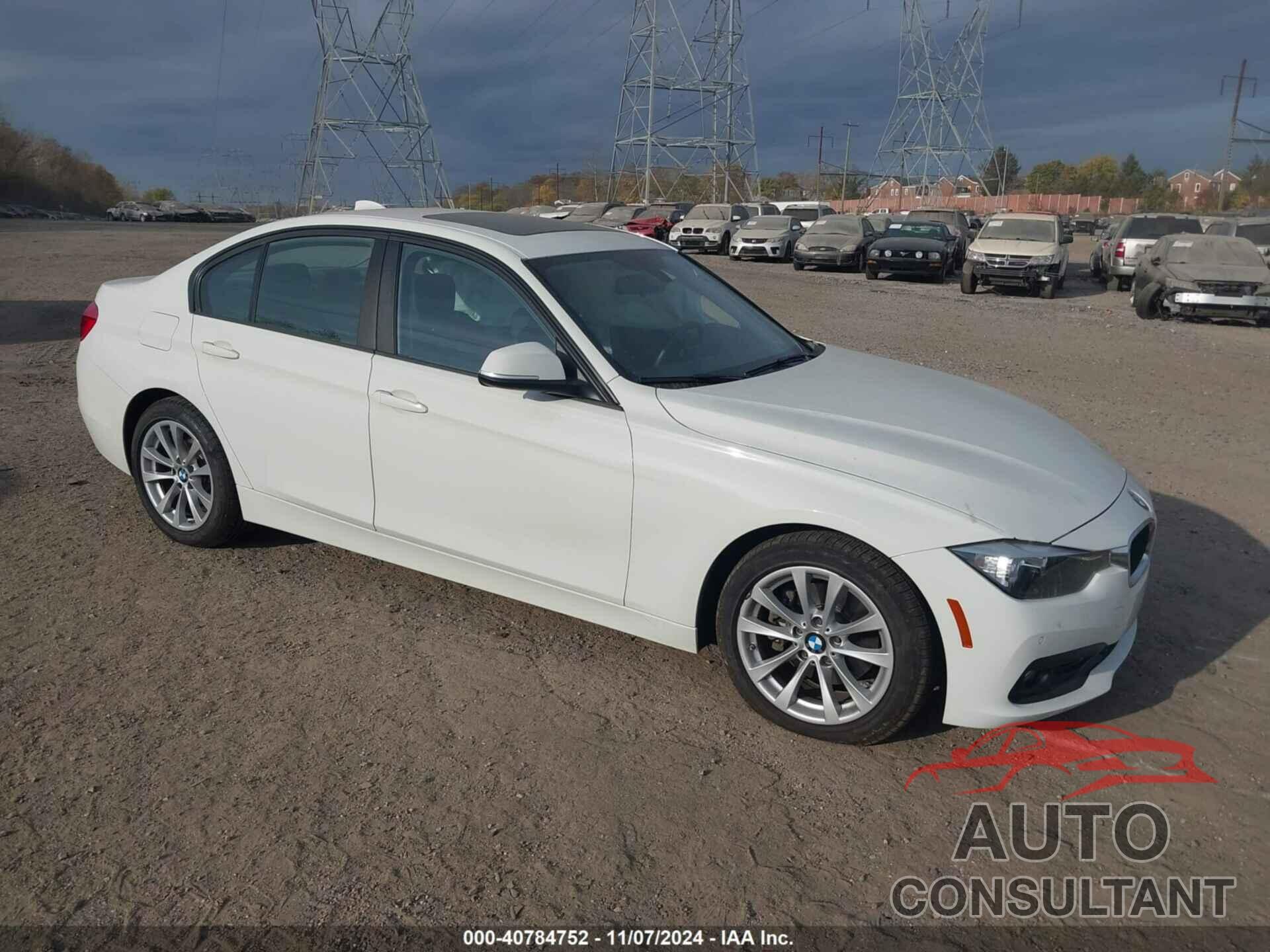 BMW 320I 2016 - WBA8E5G57GNU21534