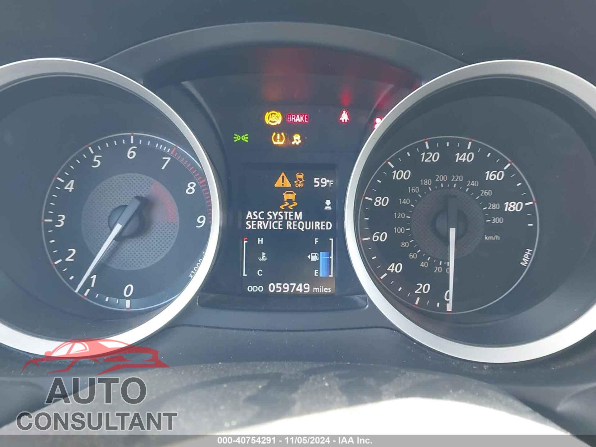 MITSUBISHI LANCER EVOLUTION 2014 - JA32W8FV3EU006852