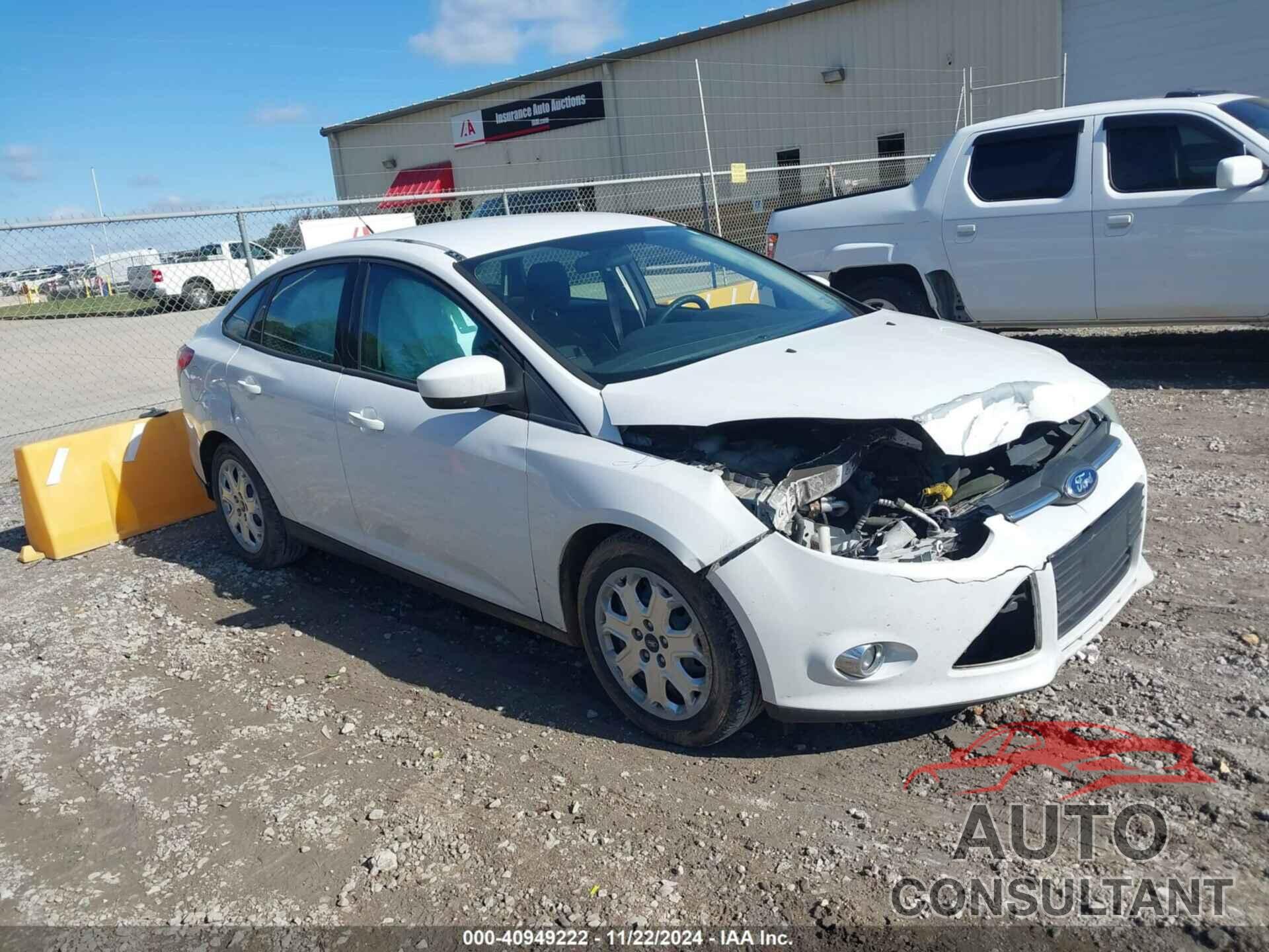 FORD FOCUS 2012 - 1FAHP3F2XCL306818