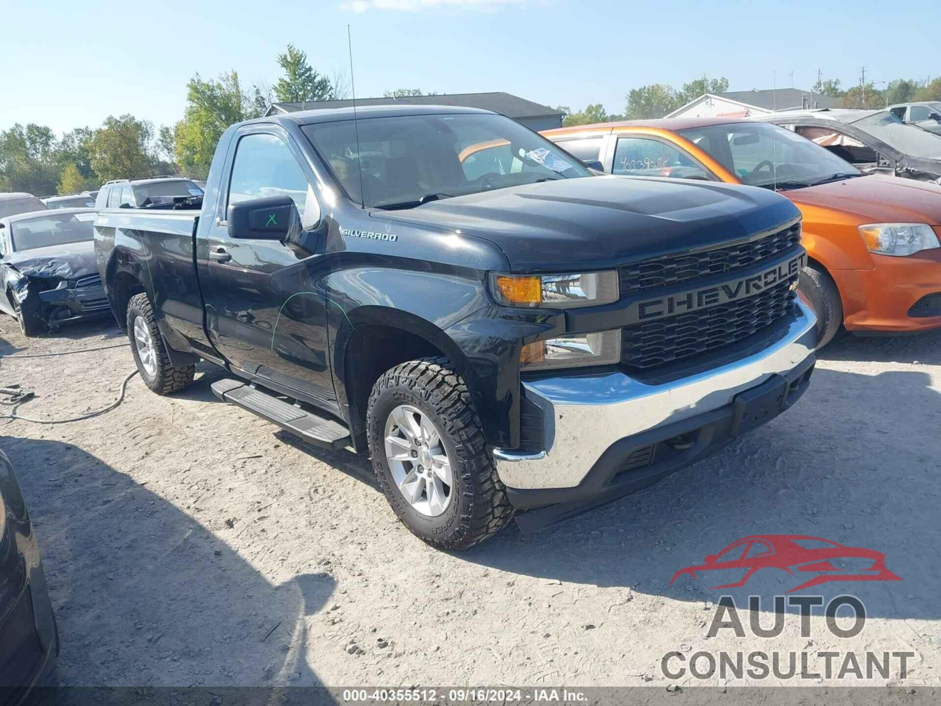 CHEVROLET SILVERADO 1500 2019 - 3GCNYAEH1KG245892