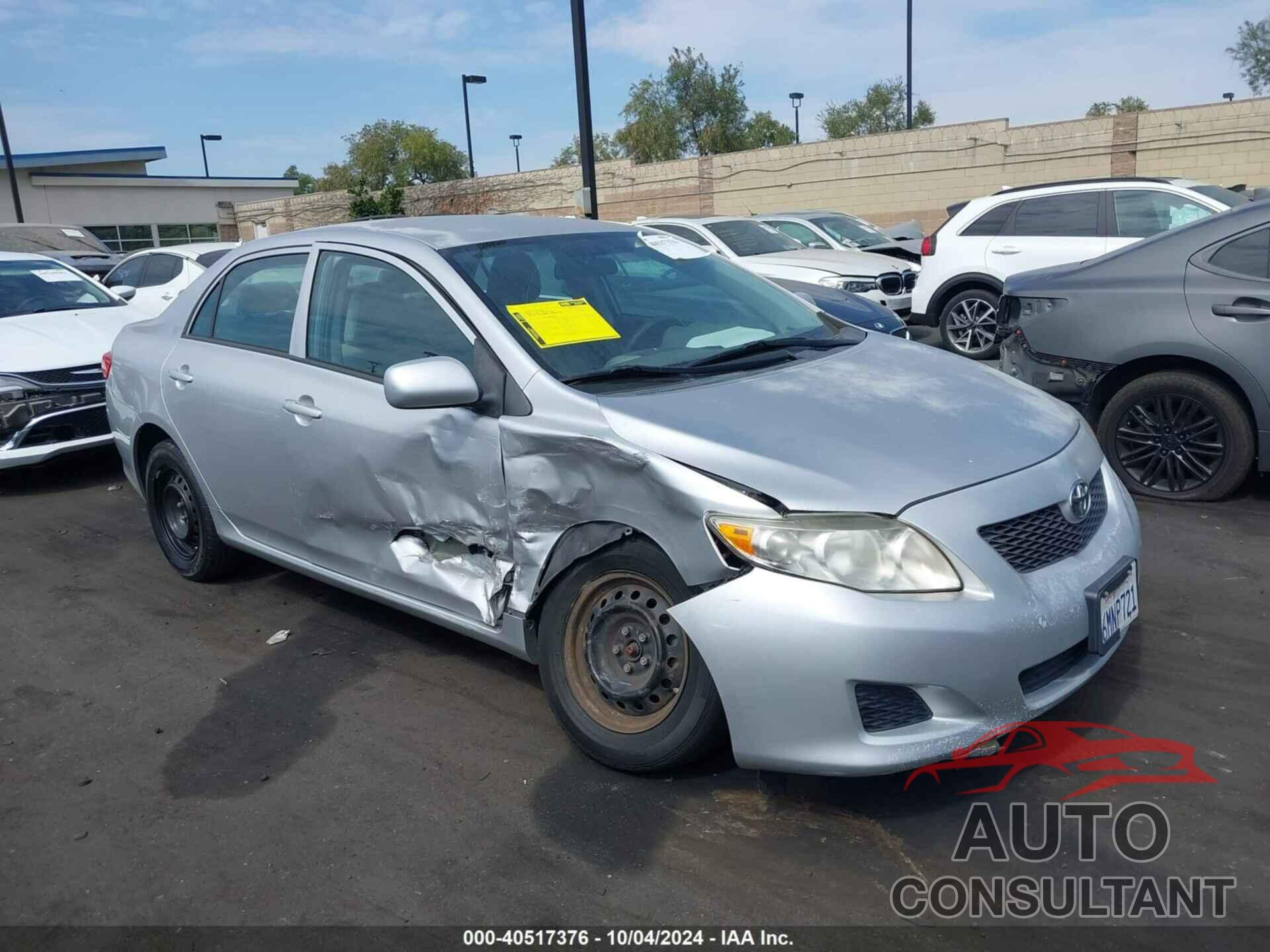 TOYOTA COROLLA 2010 - 1NXBU4EE6AZ384882