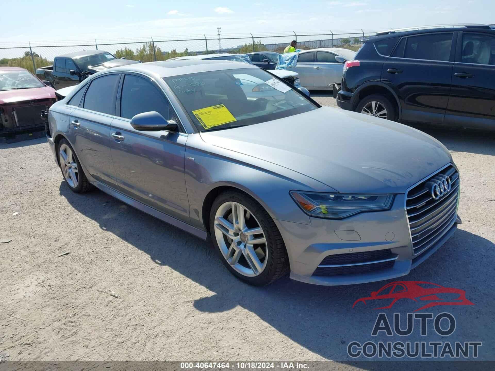 AUDI A6 2016 - WAUGFAFC0GN169076