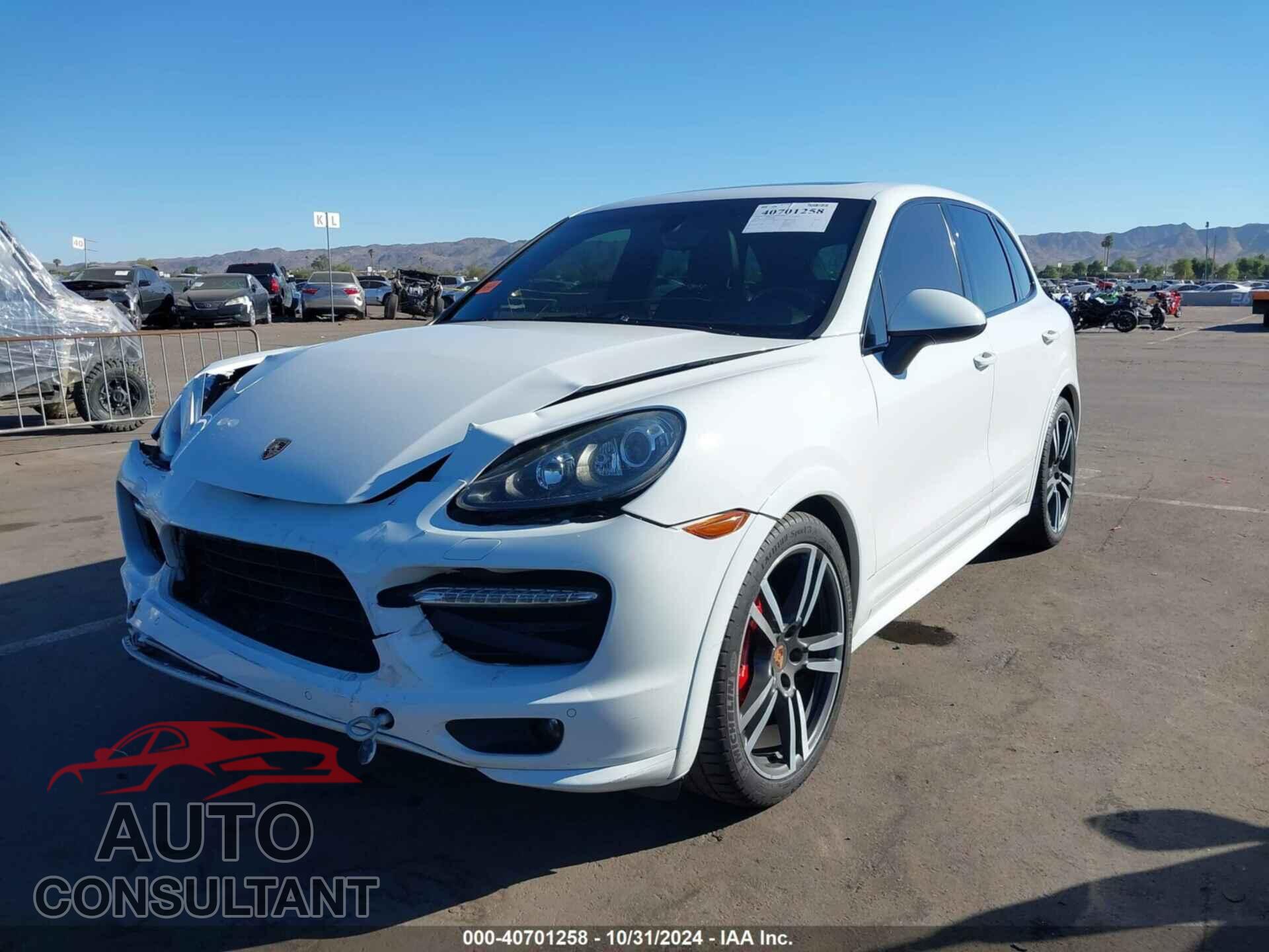 PORSCHE CAYENNE 2013 - WP1AD2A21DLA79184