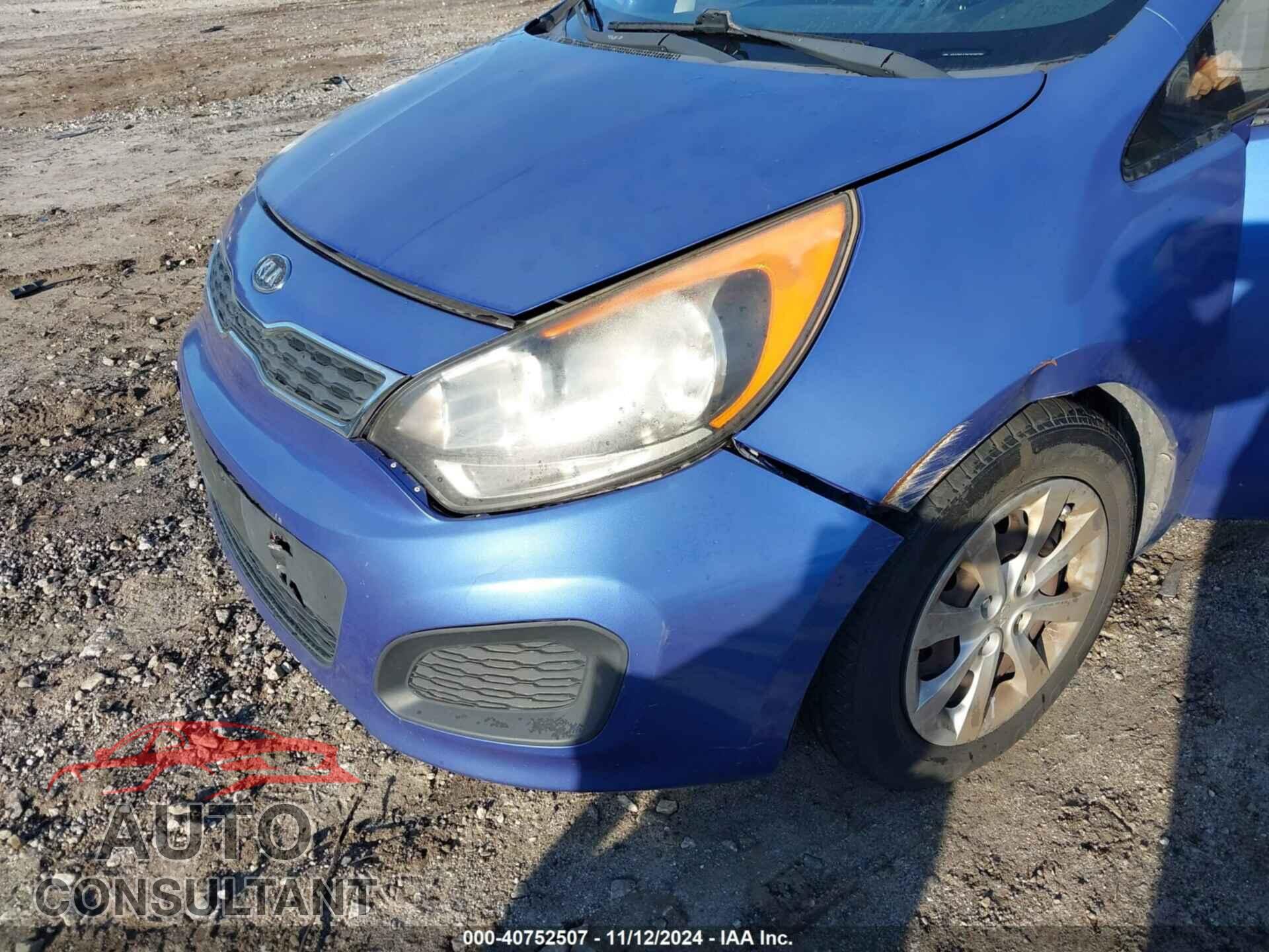KIA RIO5 2012 - KNADN5A36C6090391