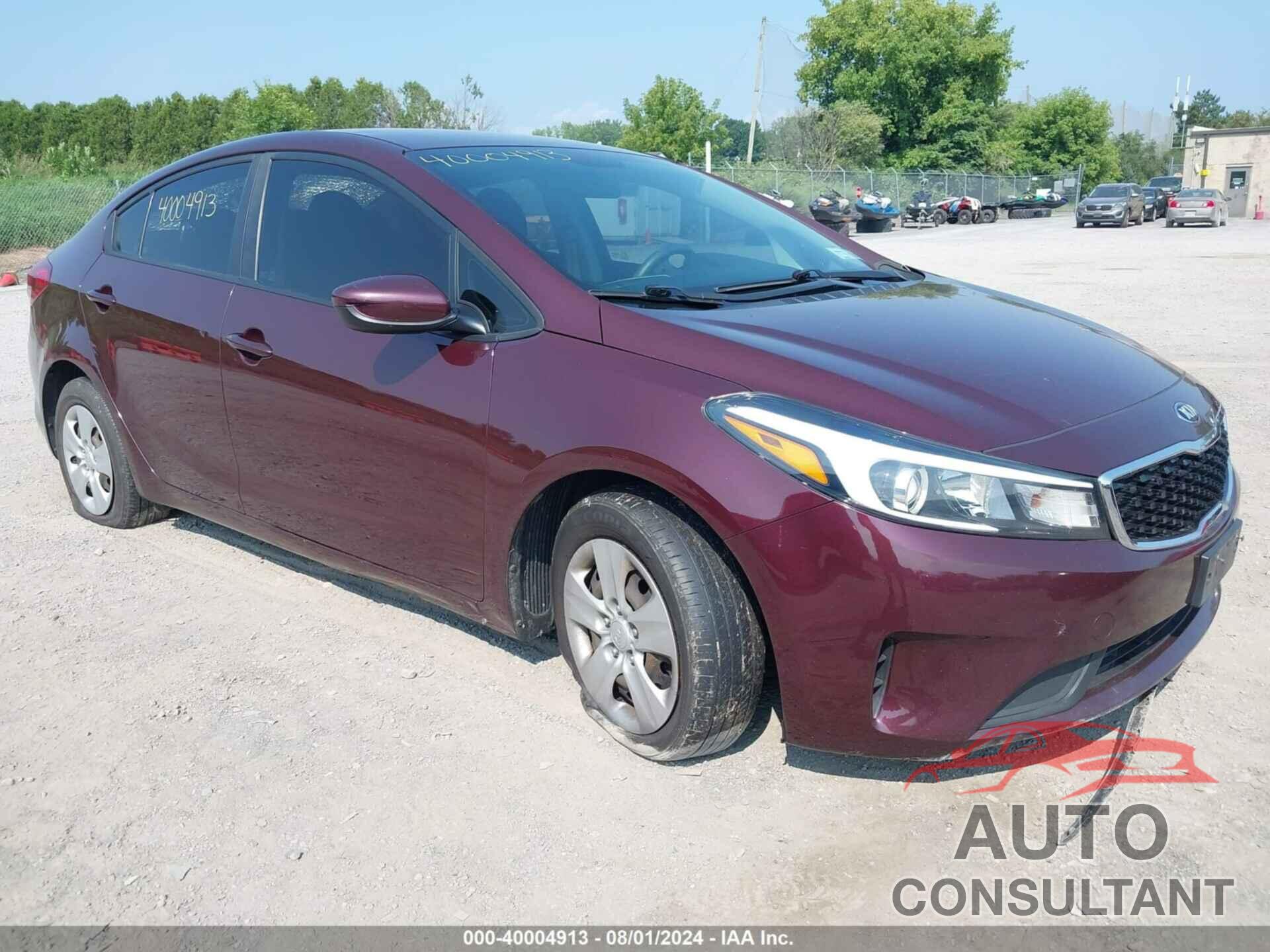 KIA FORTE 2018 - 3KPFK4A77JE282251