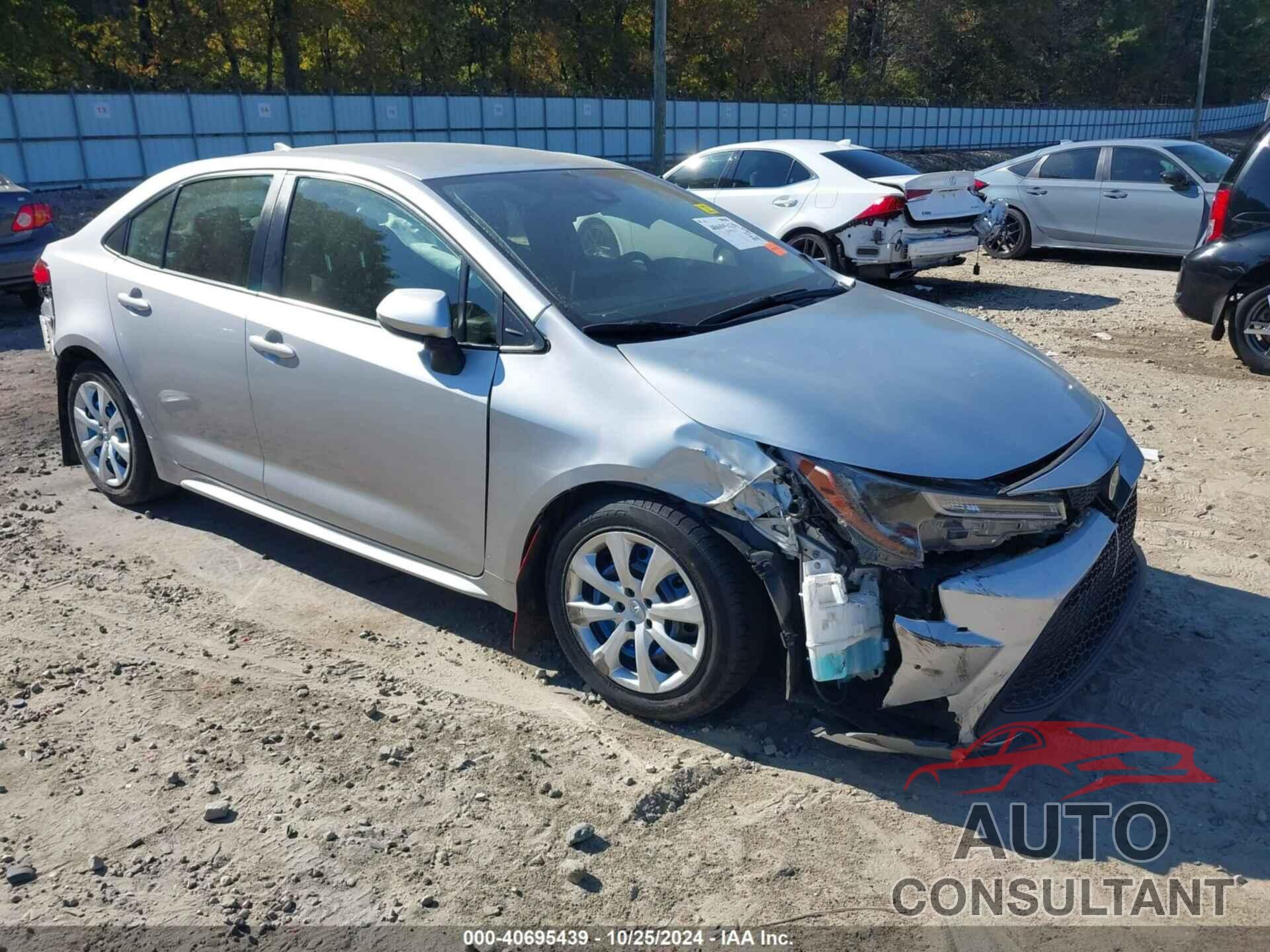 TOYOTA COROLLA 2020 - JTDEPRAE4LJ104201