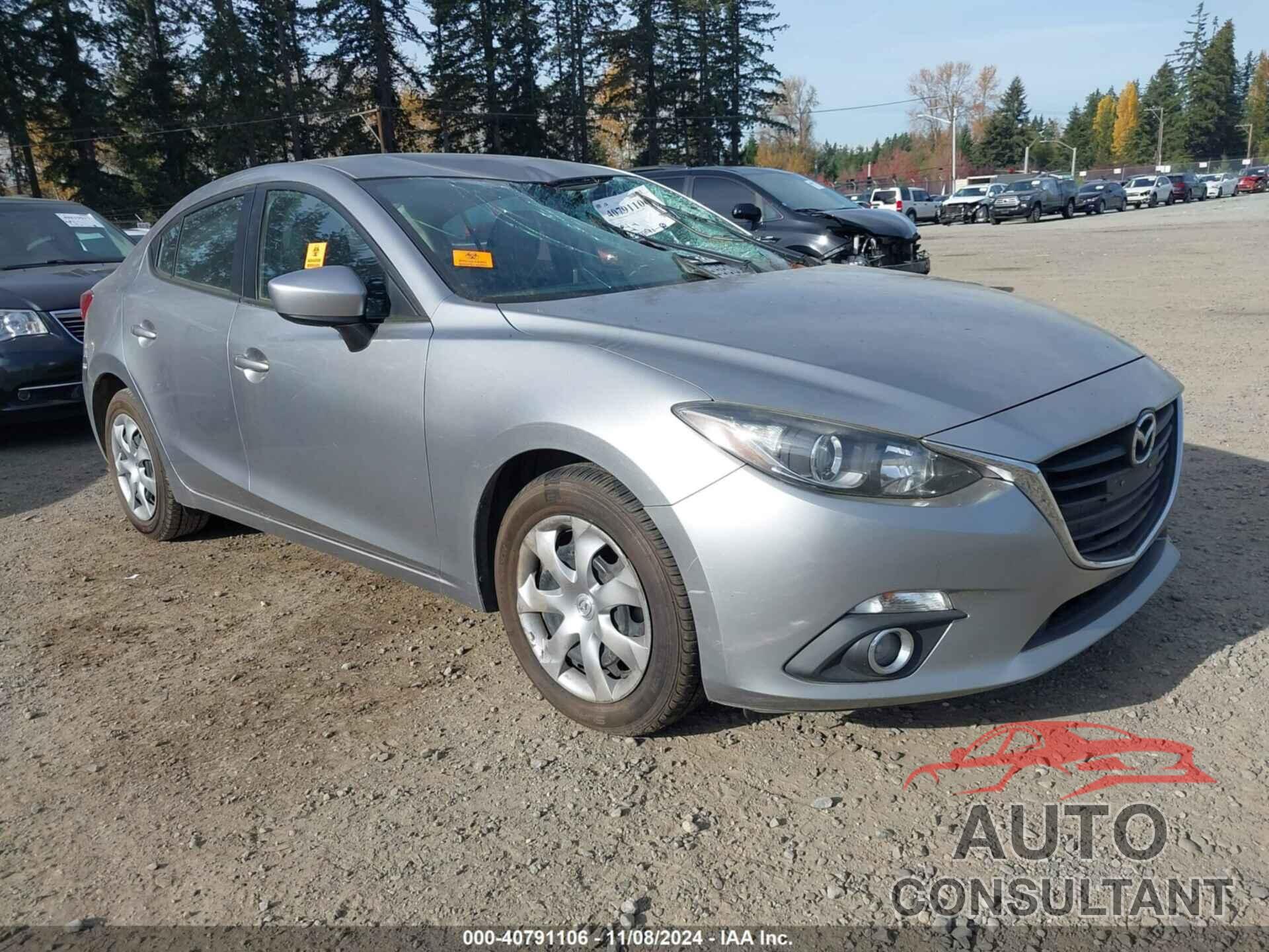 MAZDA MAZDA3 2016 - JM1BM1T73G1281372