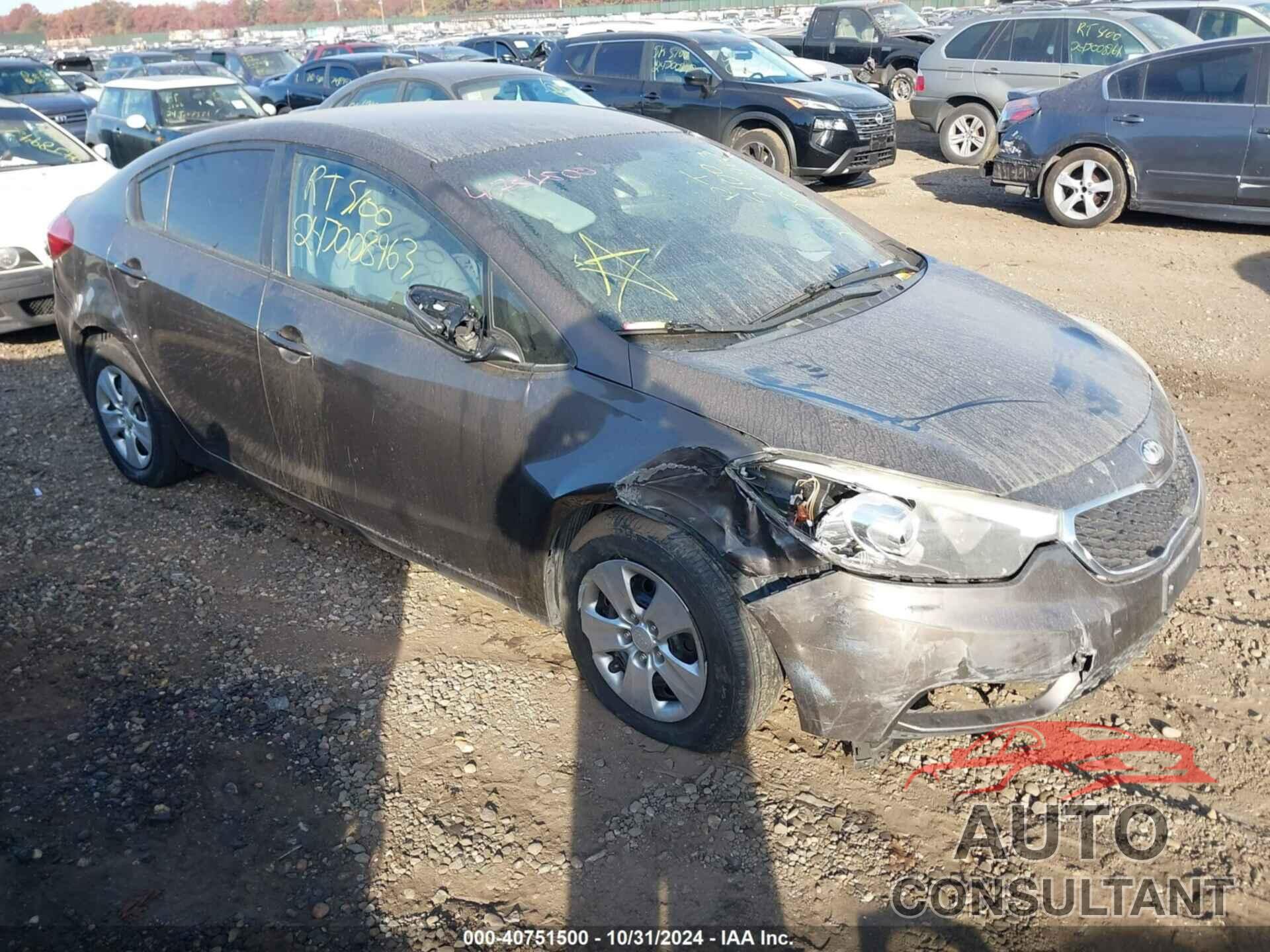 KIA FORTE 2015 - KNAFX4A64F5260135