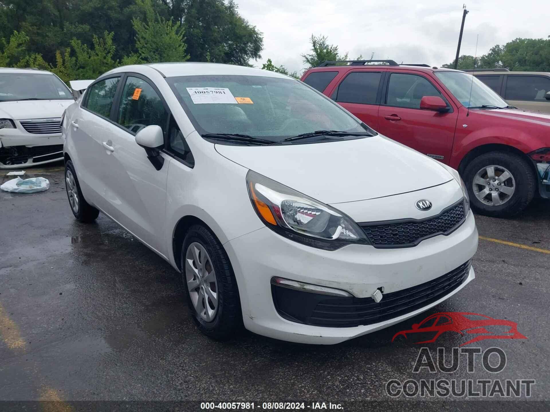 KIA RIO 2017 - KNADM4A31H6035786