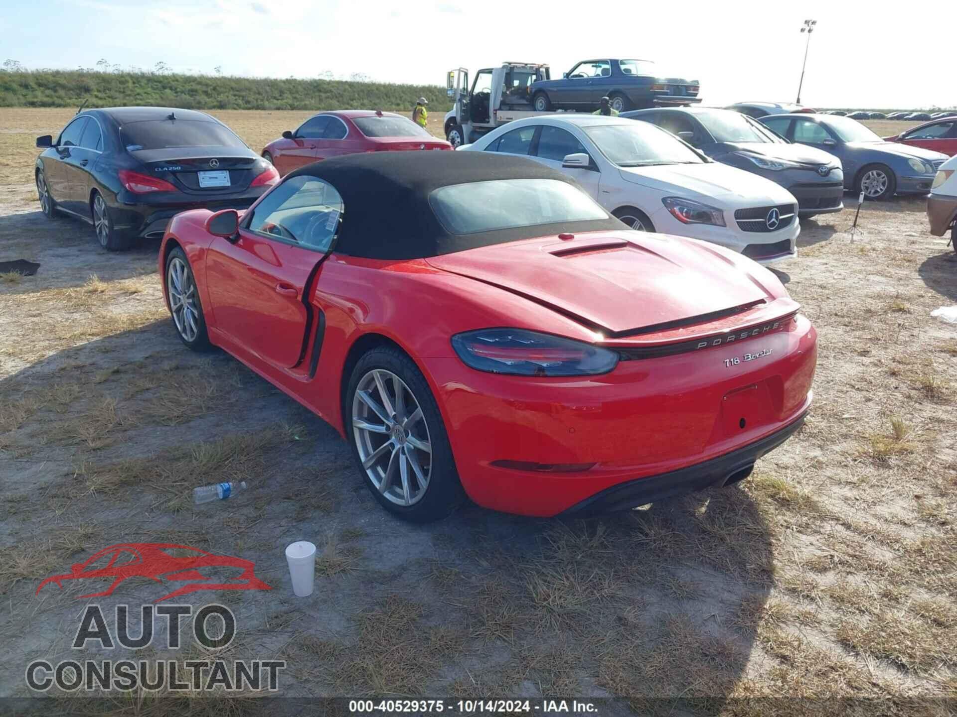 PORSCHE BOXSTER 2017 - WP0CA2A89HS220599