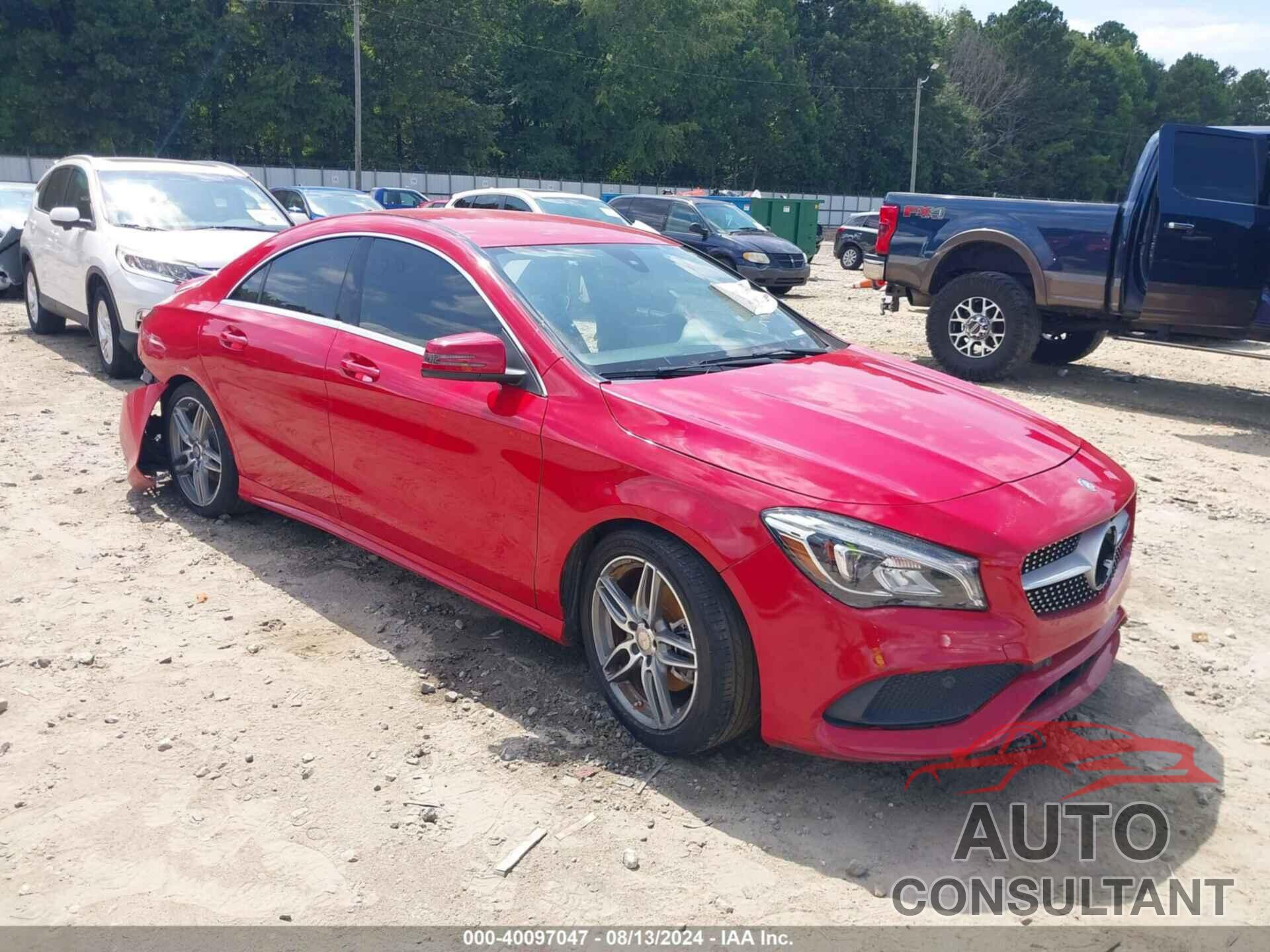 MERCEDES-BENZ CLA 250 2017 - WDDSJ4EB5HN467264