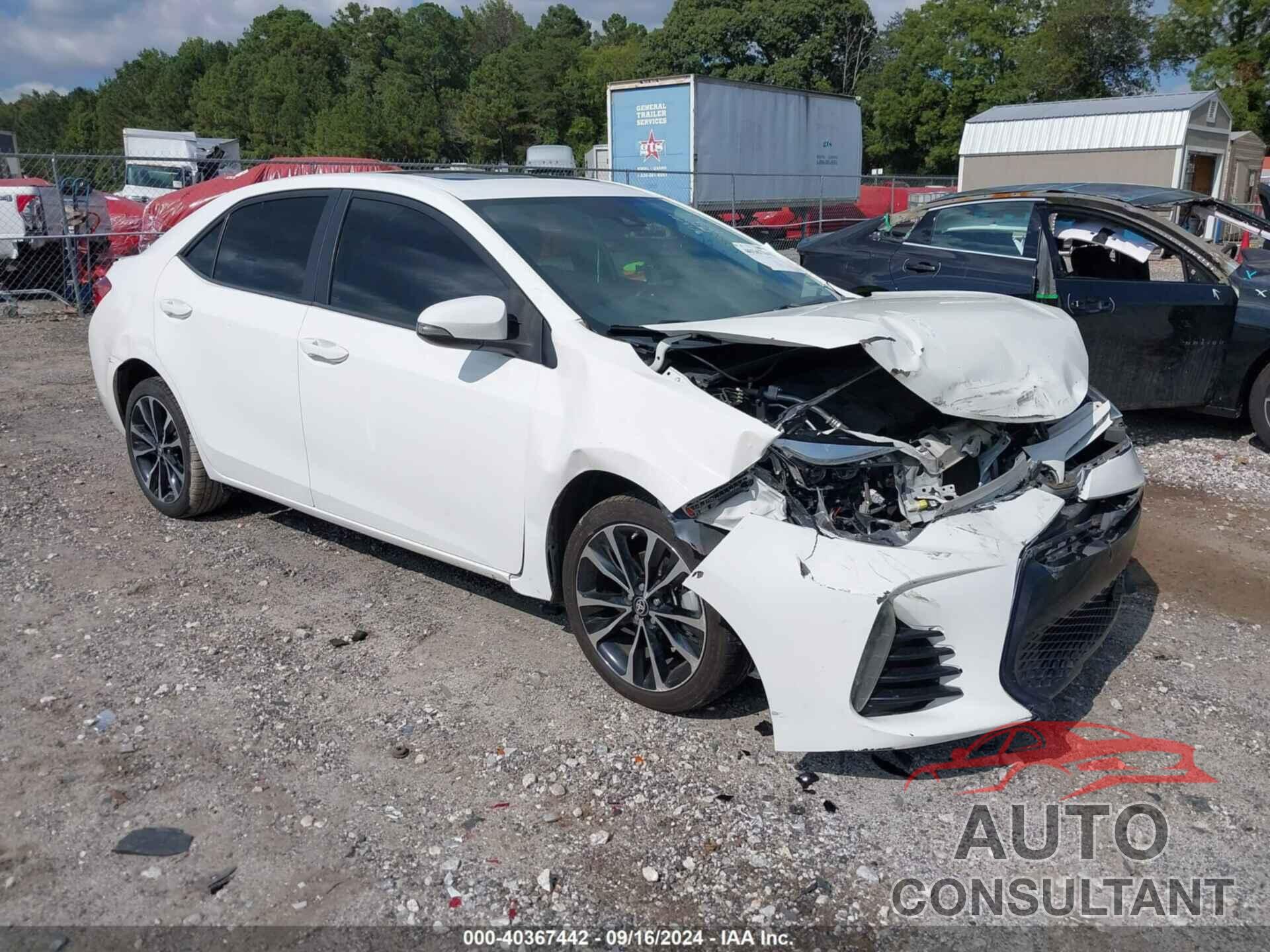 TOYOTA COROLLA 2018 - 2T1BURHE1JC118762