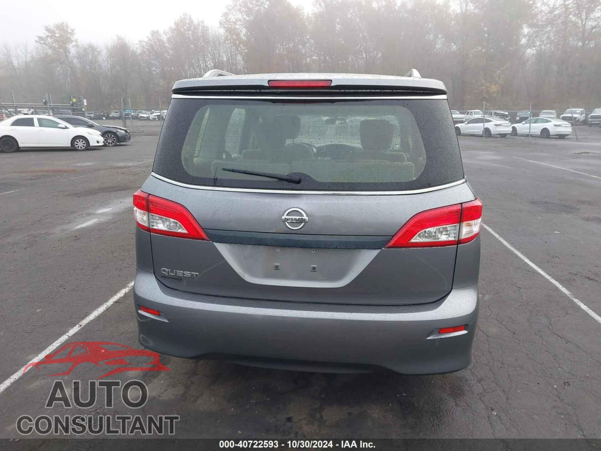 NISSAN QUEST 2015 - JN8AE2KP9F9133473