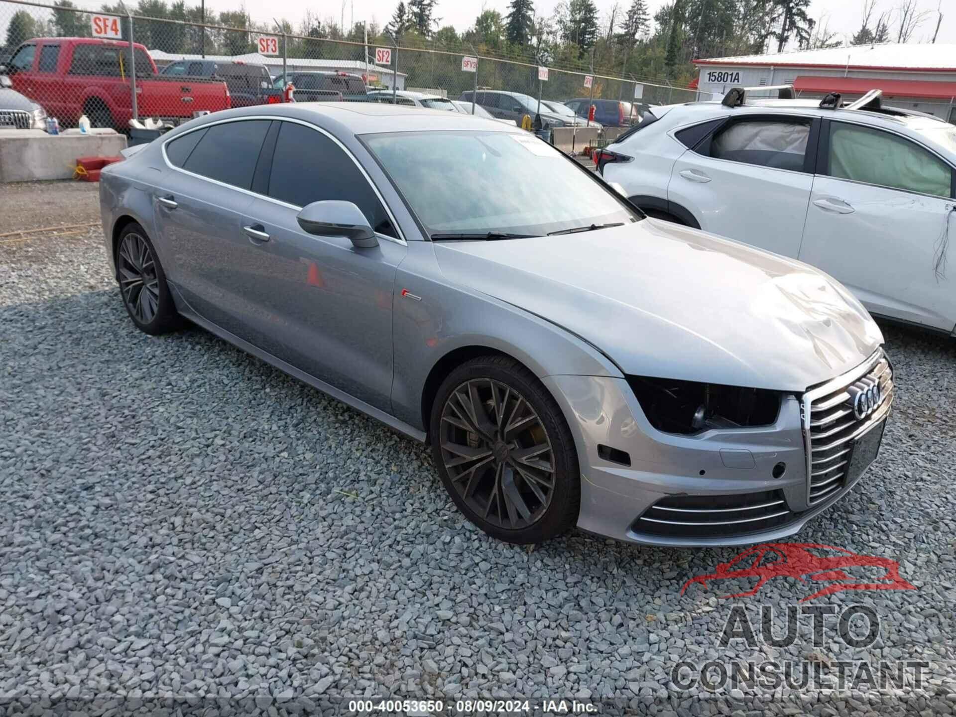 AUDI A7 2016 - WAUWGAFC4GN007623