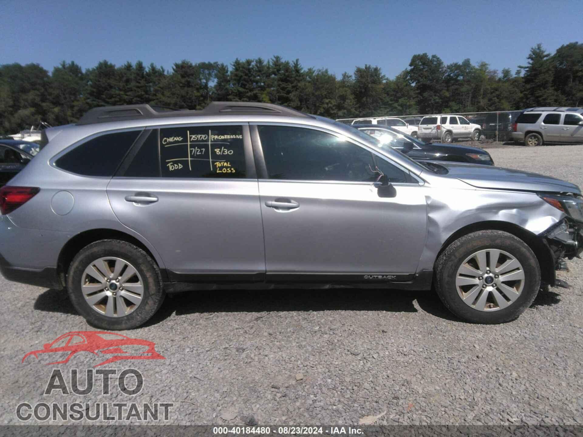 SUBARU OUTBACK 2018 - 4S4BSACC8J3294953